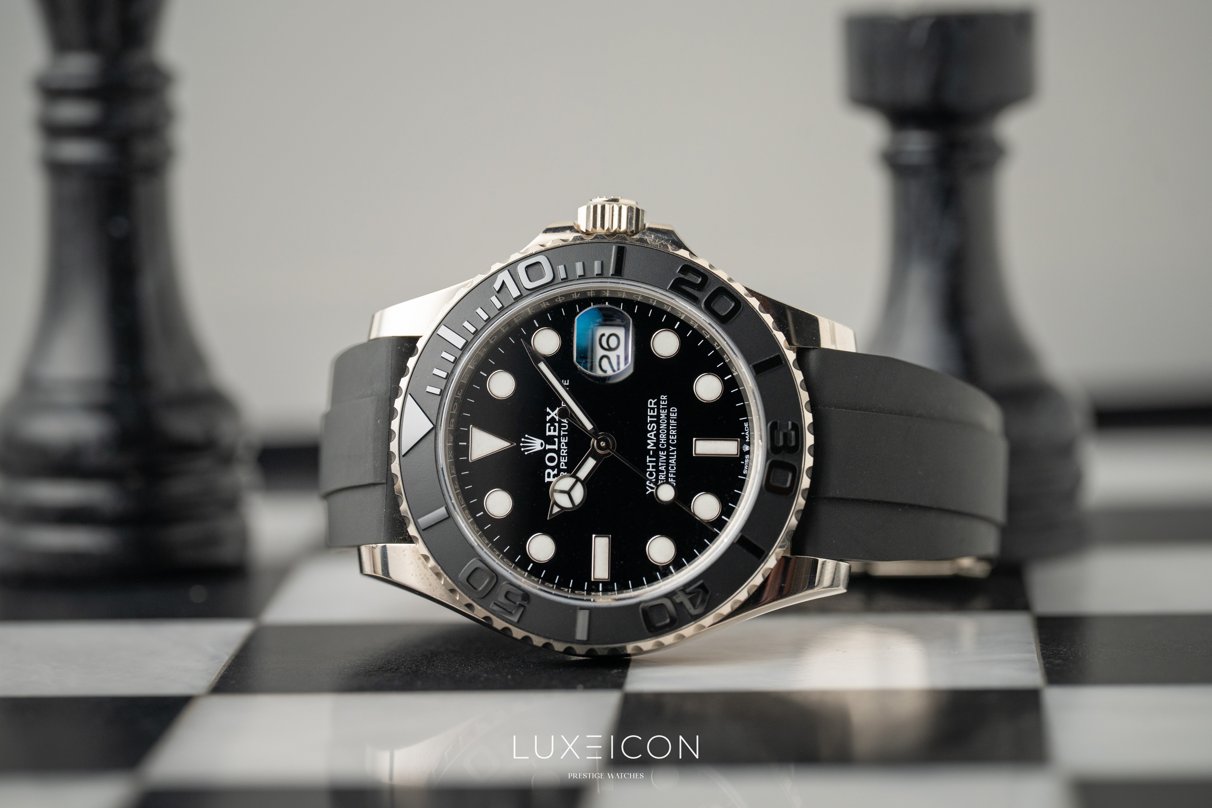 Rolex Yacht-Master 42 Black Ceramic Bezel White Gold Black Dial 226659 2025