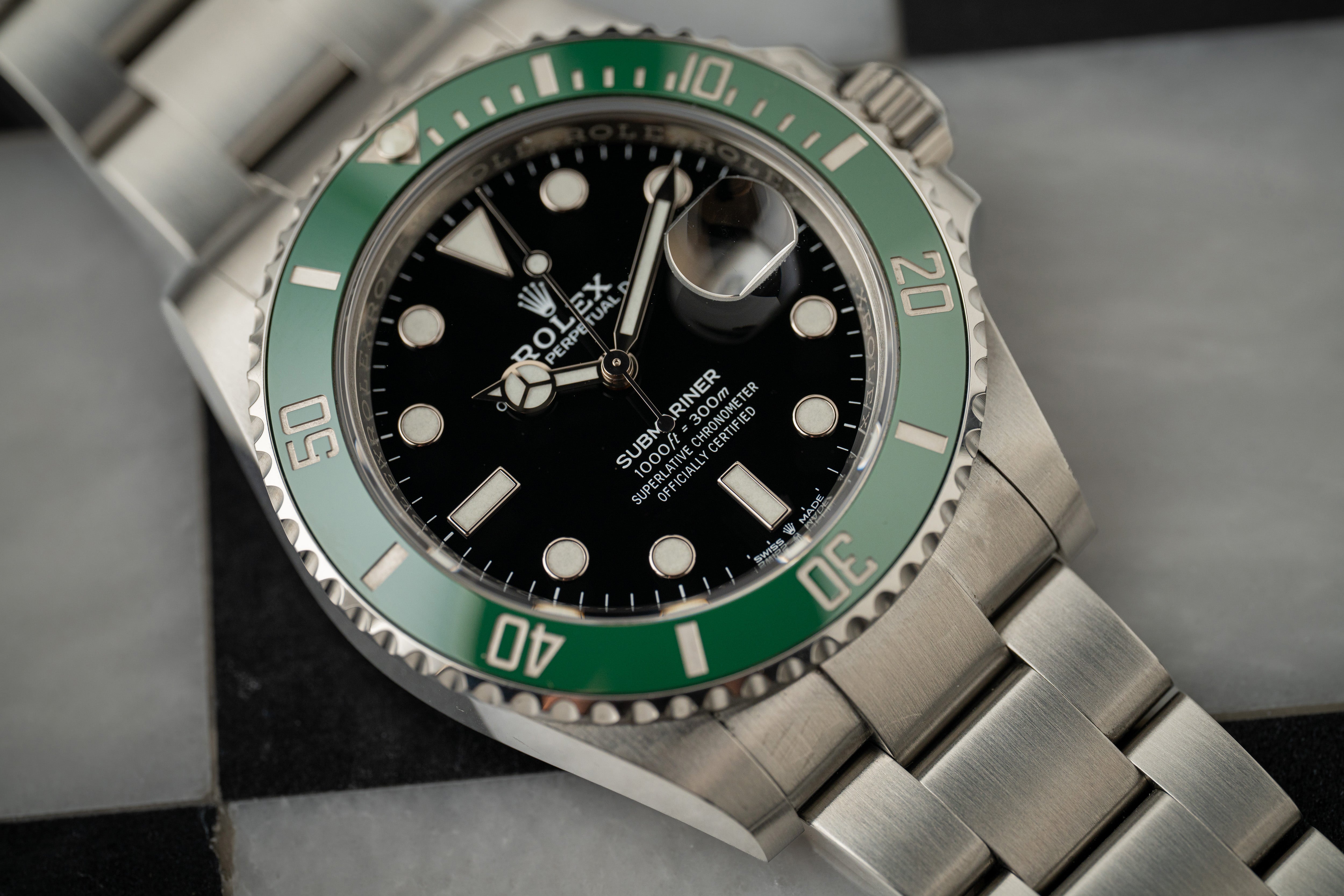 Rolex Submariner Date Starbucks Green Ceramic Bezel 126610LV 41mm Steel 2021