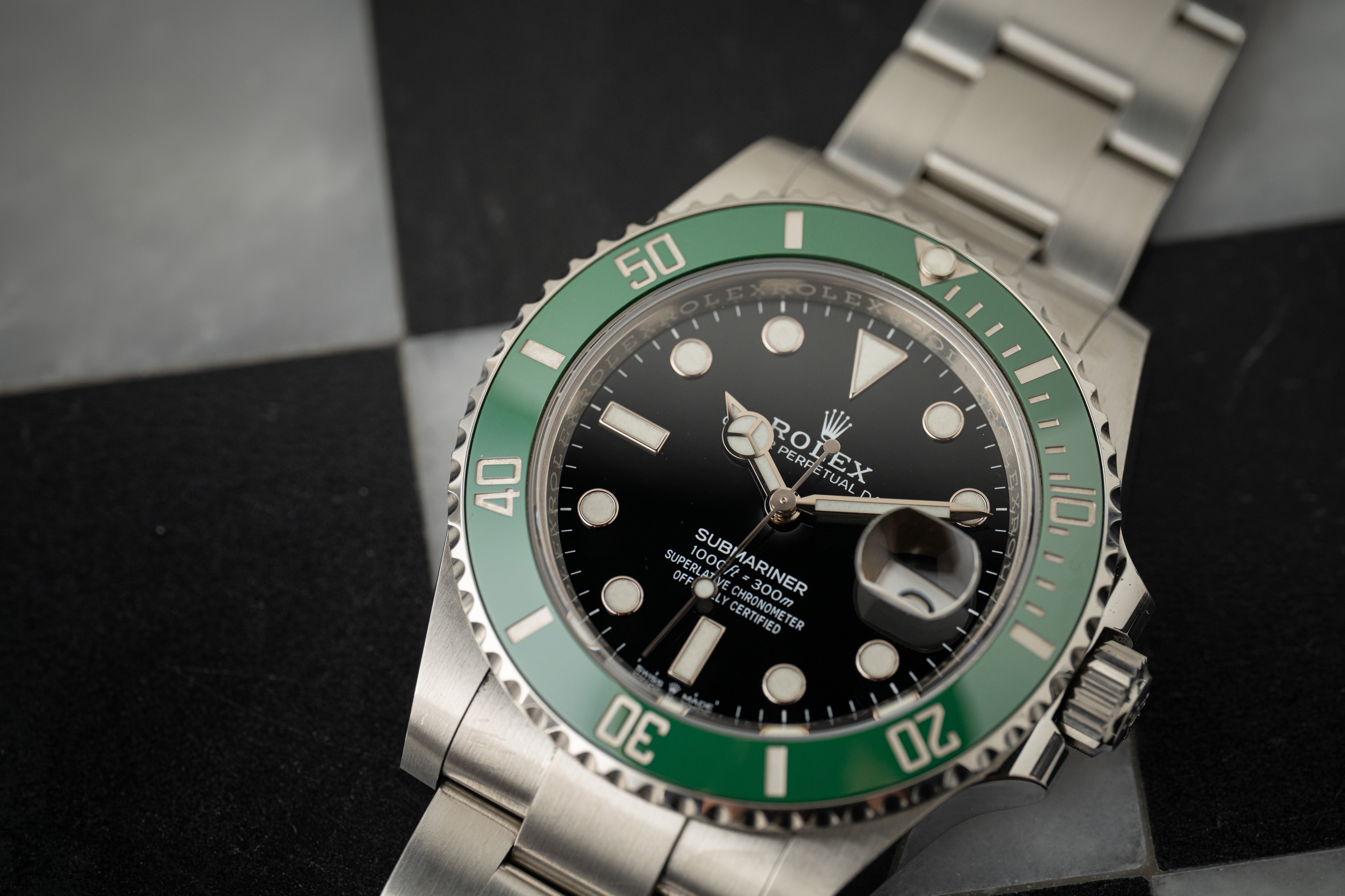 Rolex Submariner Date Starbucks Green Ceramic Bezel 126610LV 41mm Steel 2021