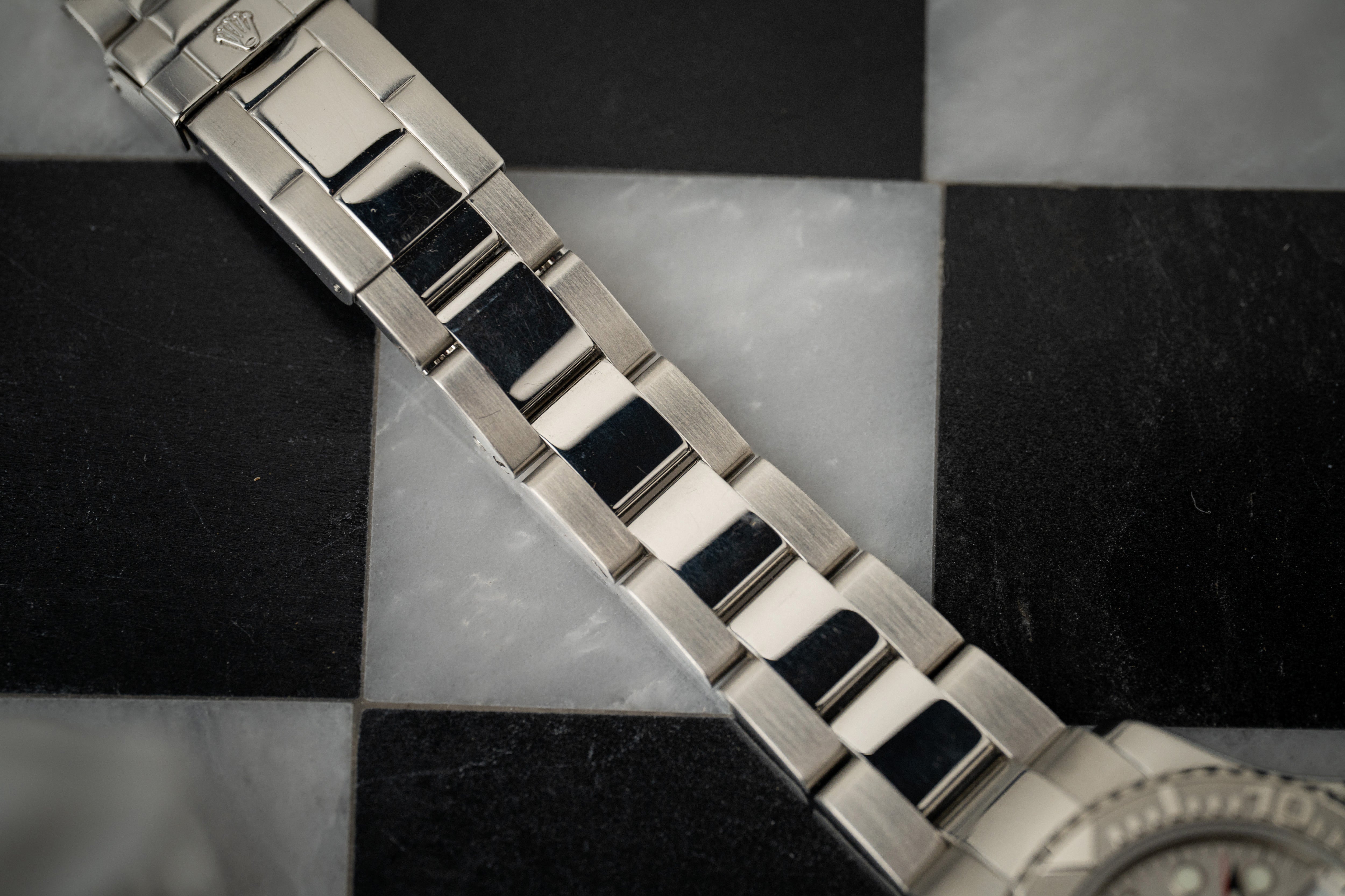 Rolex Yacht-Master 35mm Midsize Steel Platinum Watch 168622 2013