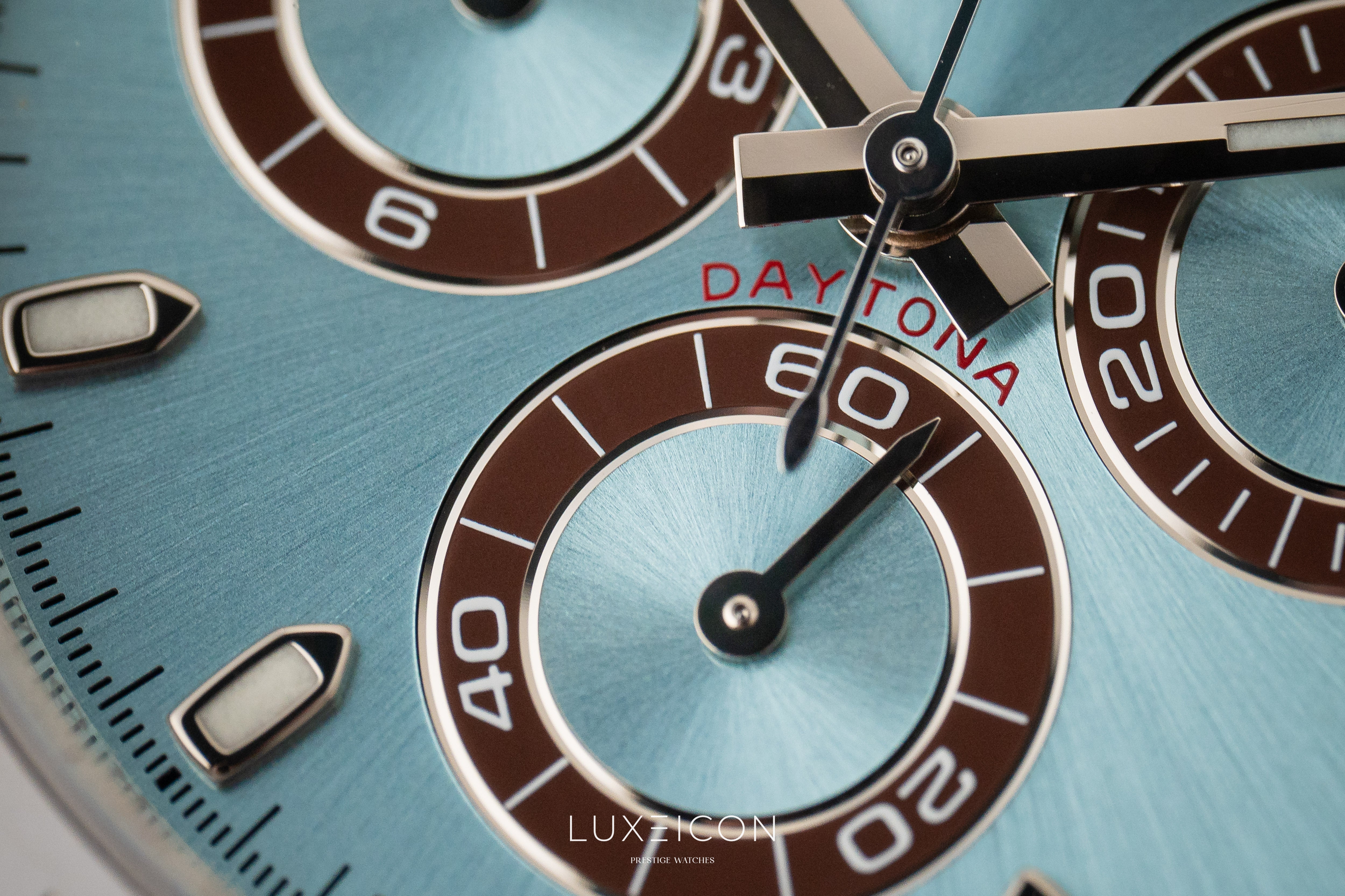 Rolex Cosmograph Daytona Platinum Ice Blue Index Dial 40mm 116506 2021