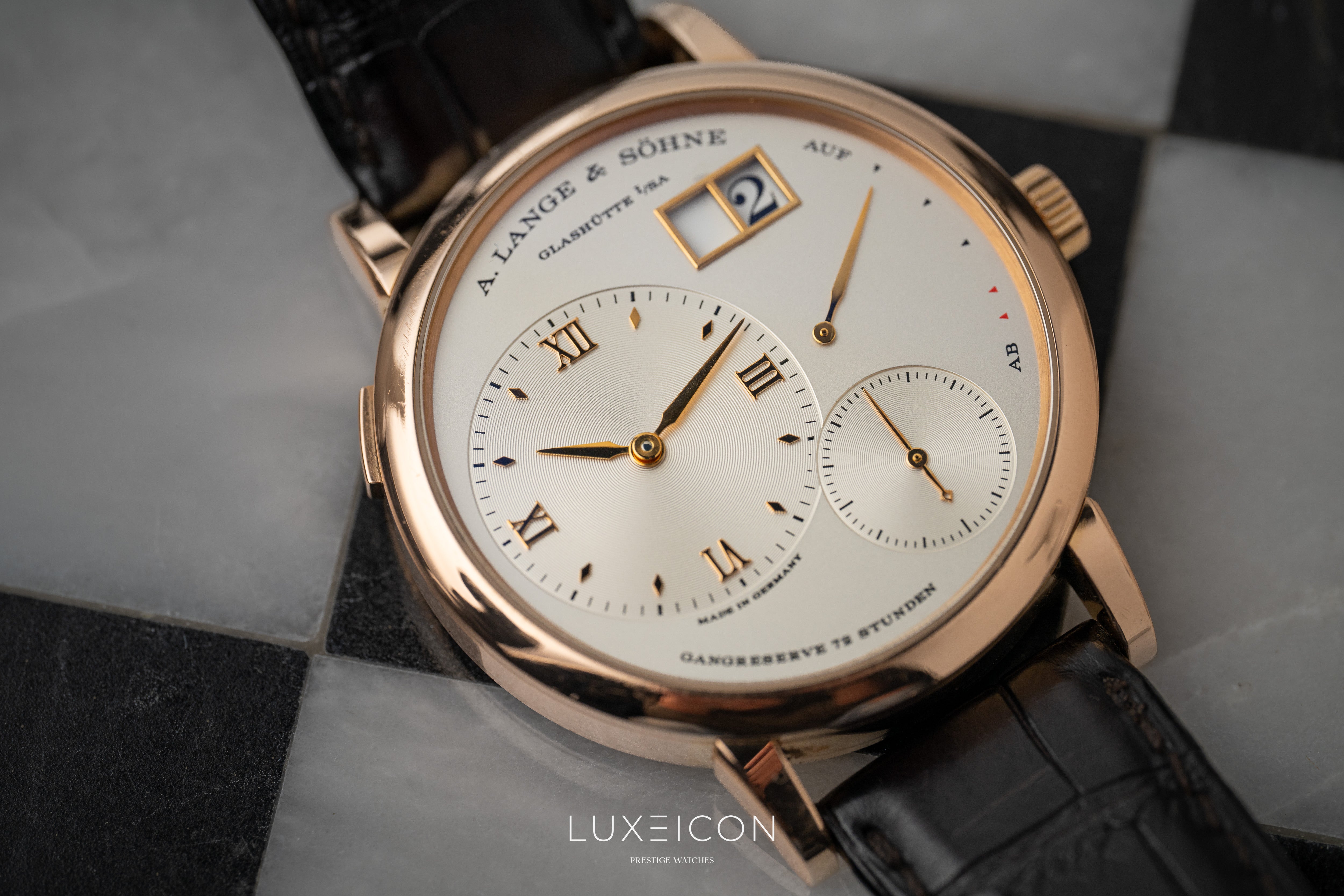A. Lange & Söhne Grand Lange 1 117.032 18K Rose Gold Watch Only