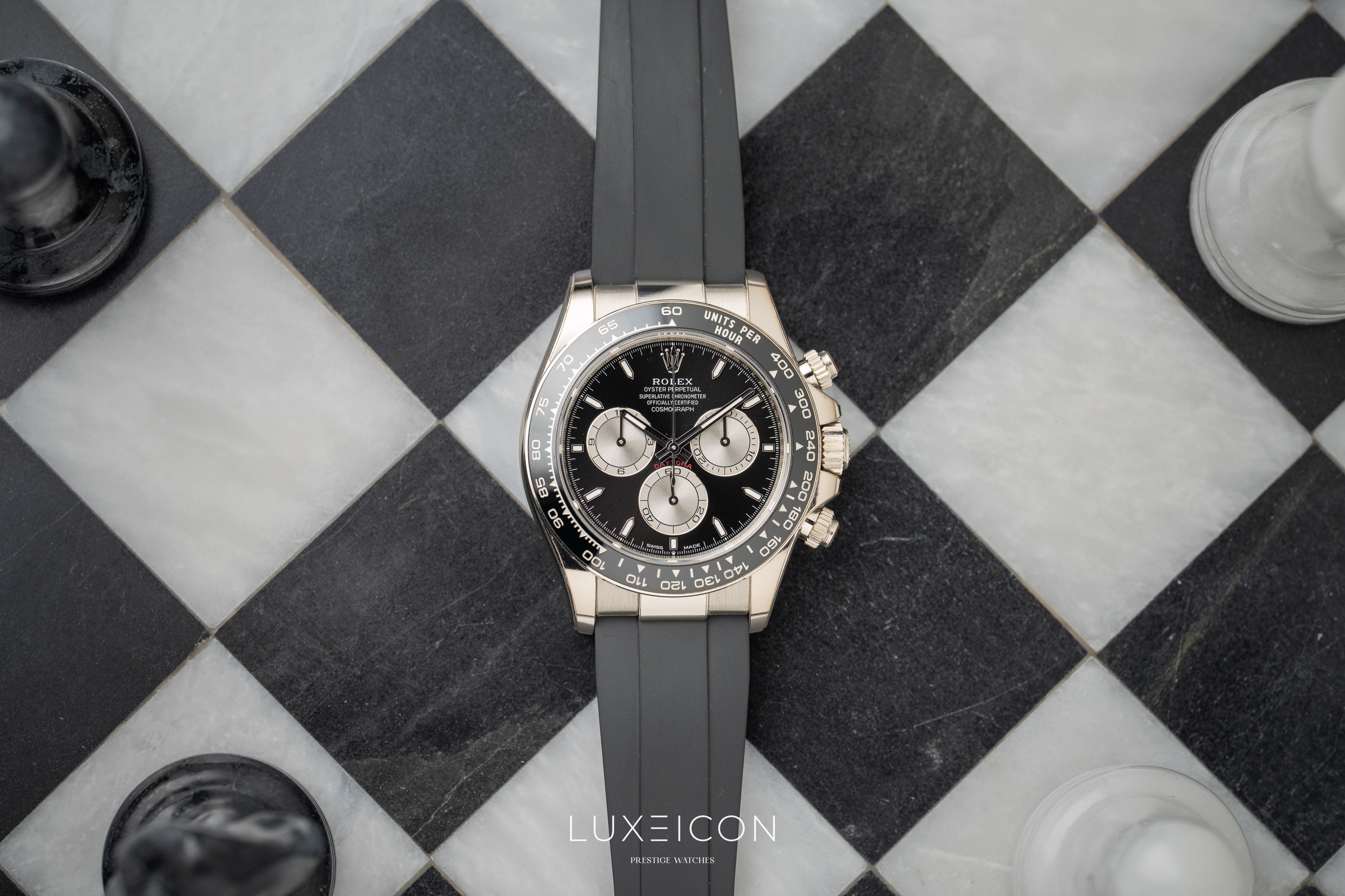 Rolex Cosmograph Daytona Baby Le Mans 126519LN White Gold Black Dial Oysterflex 2025