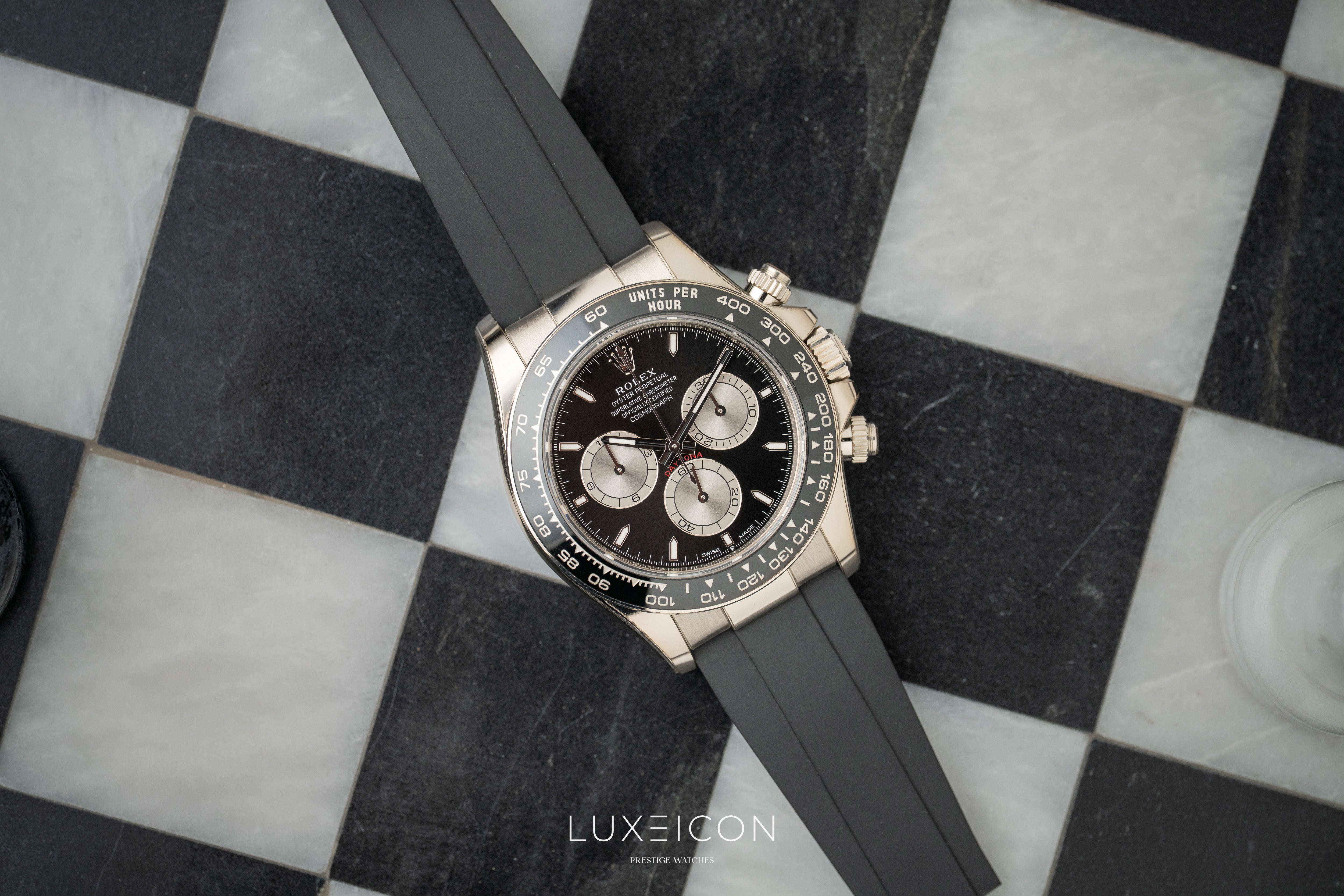 Rolex Cosmograph Daytona Baby Le Mans 126519LN White Gold Black Dial Oysterflex 2025