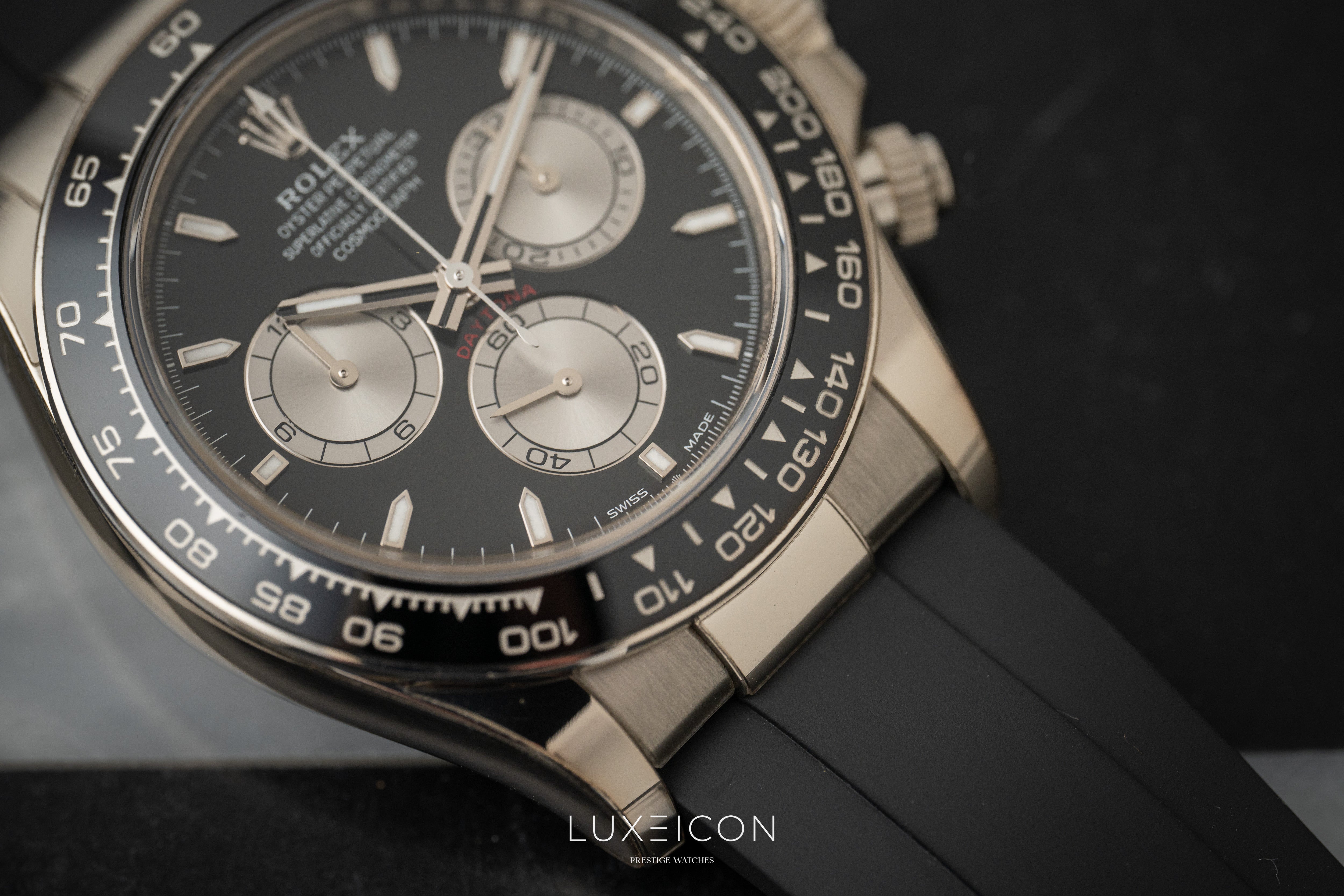Rolex Cosmograph Daytona Baby Le Mans 126519LN White Gold Black Dial Oysterflex 2025