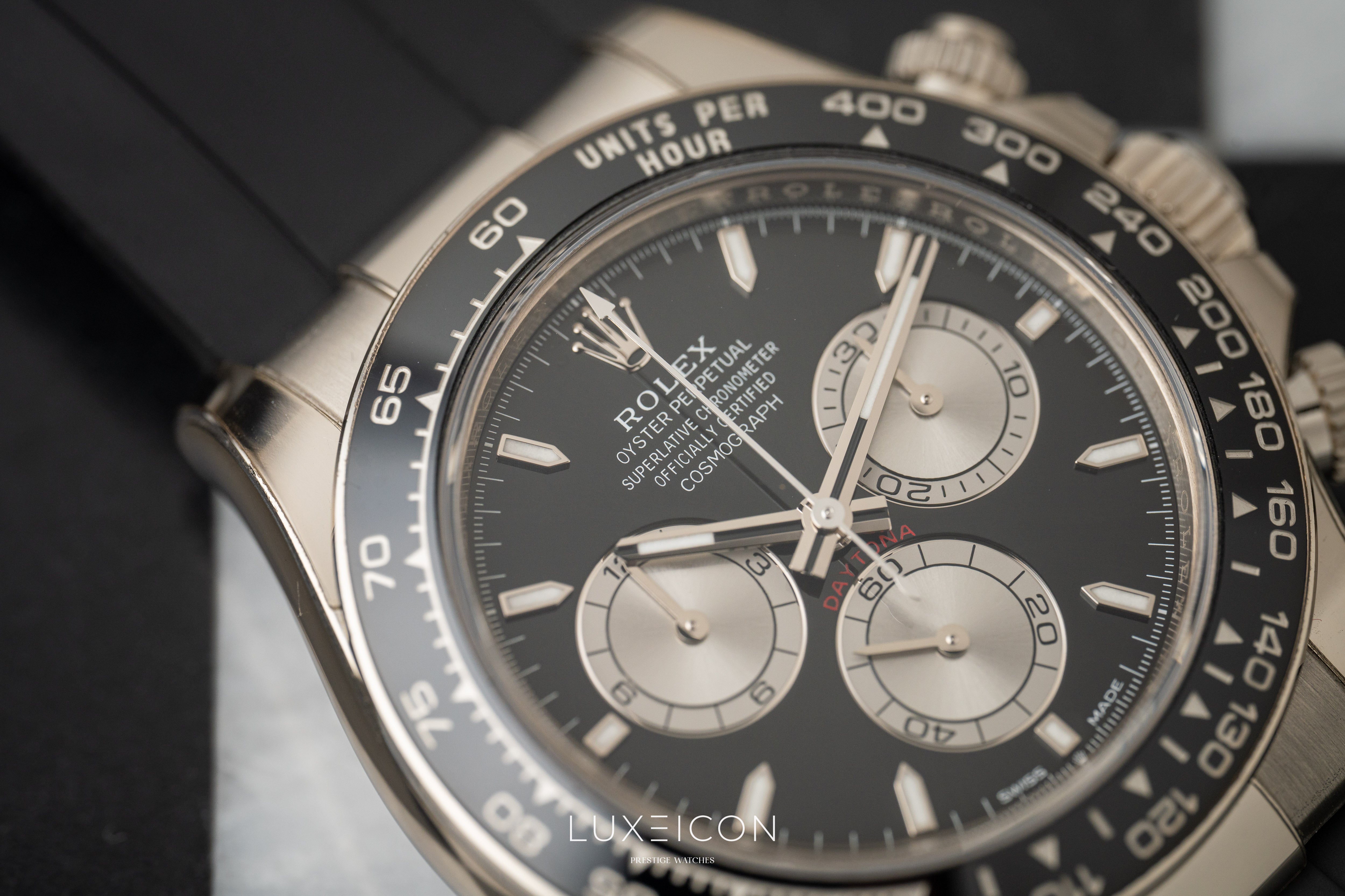 Rolex Cosmograph Daytona Baby Le Mans 126519LN White Gold Black Dial Oysterflex 2025
