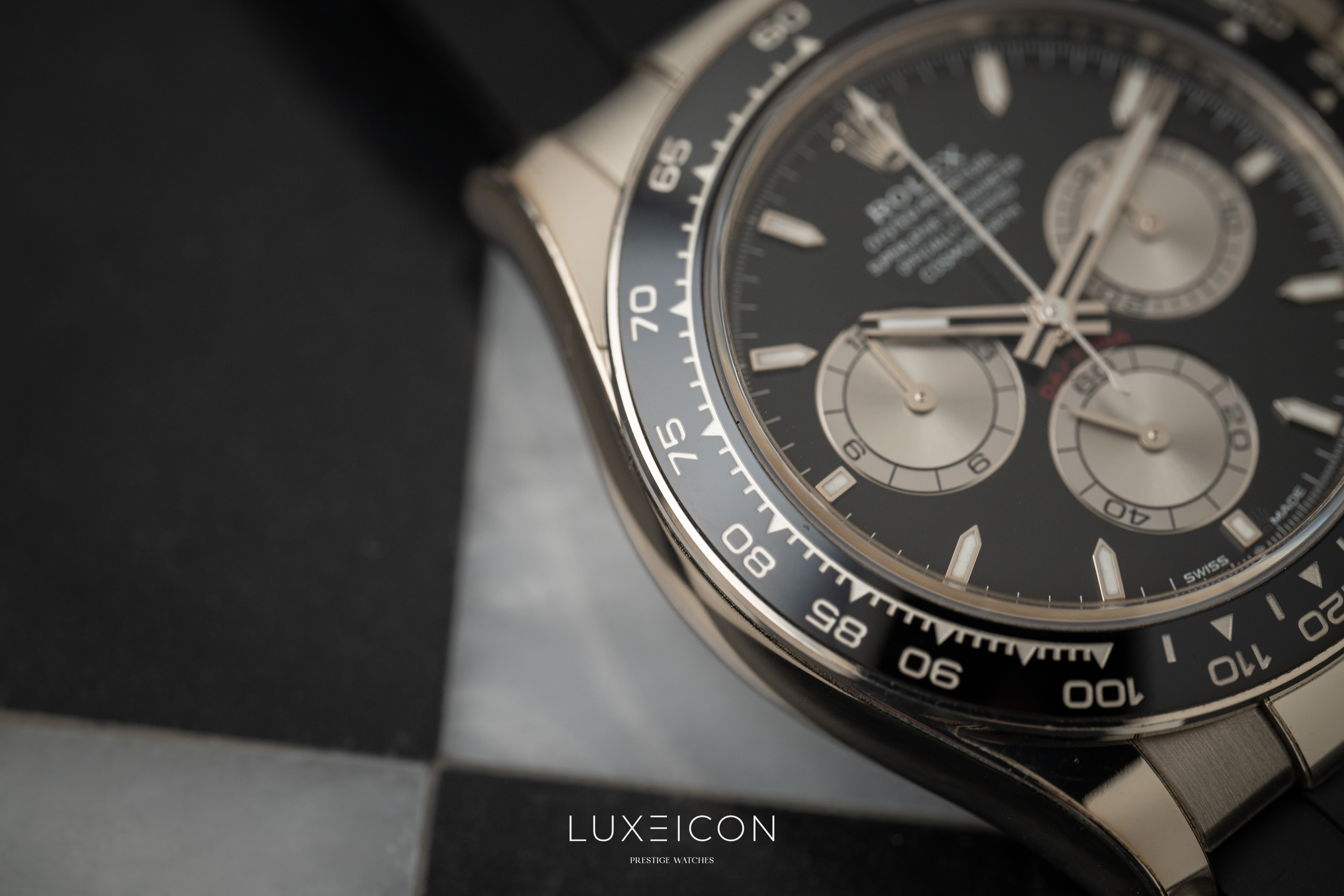 Rolex Cosmograph Daytona Baby Le Mans 126519LN White Gold Black Dial Oysterflex 2025