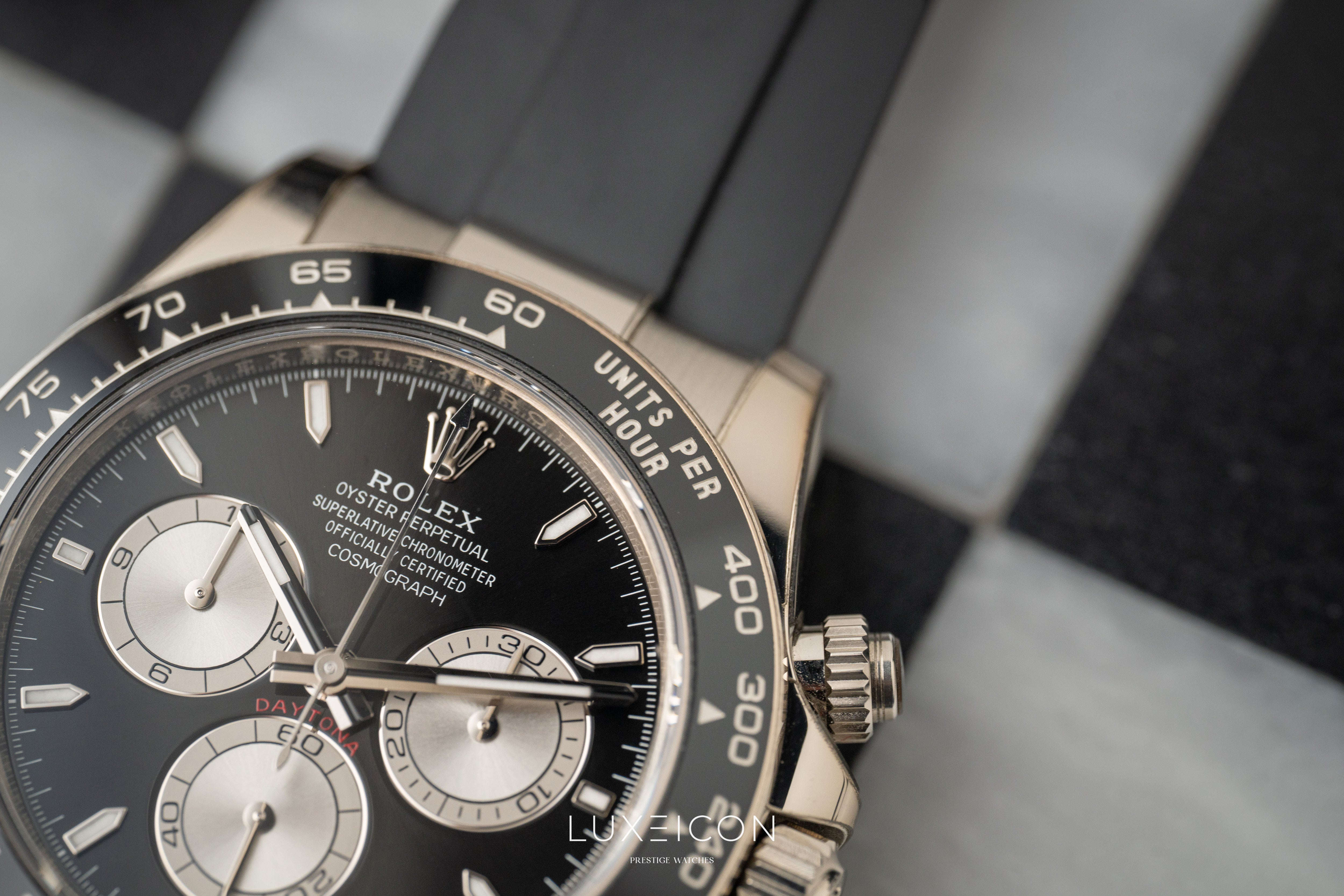 Rolex Cosmograph Daytona Baby Le Mans 126519LN White Gold Black Dial Oysterflex 2025