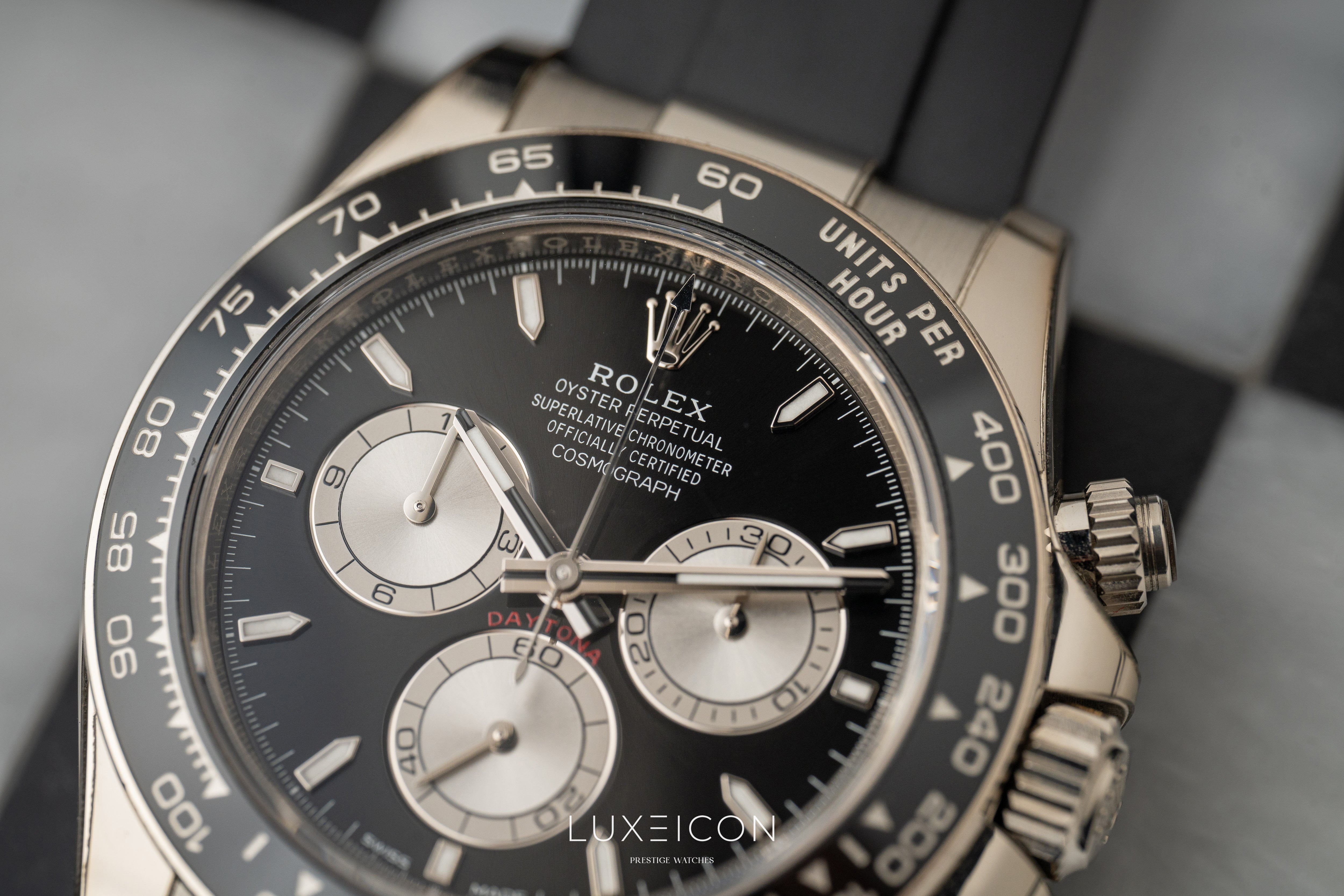 Rolex Cosmograph Daytona Baby Le Mans 126519LN White Gold Black Dial Oysterflex 2025