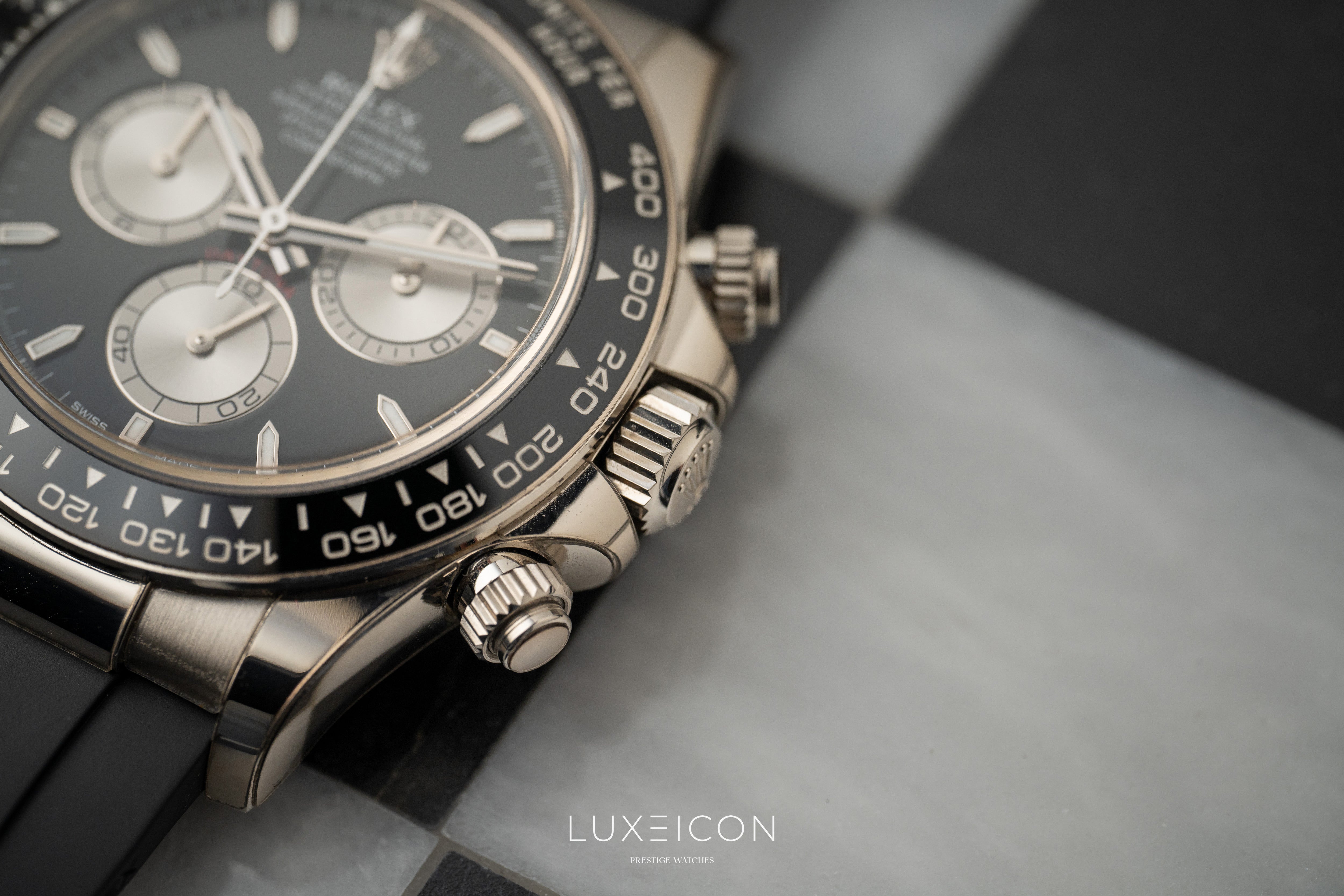 Rolex Cosmograph Daytona Baby Le Mans 126519LN White Gold Black Dial Oysterflex 2025