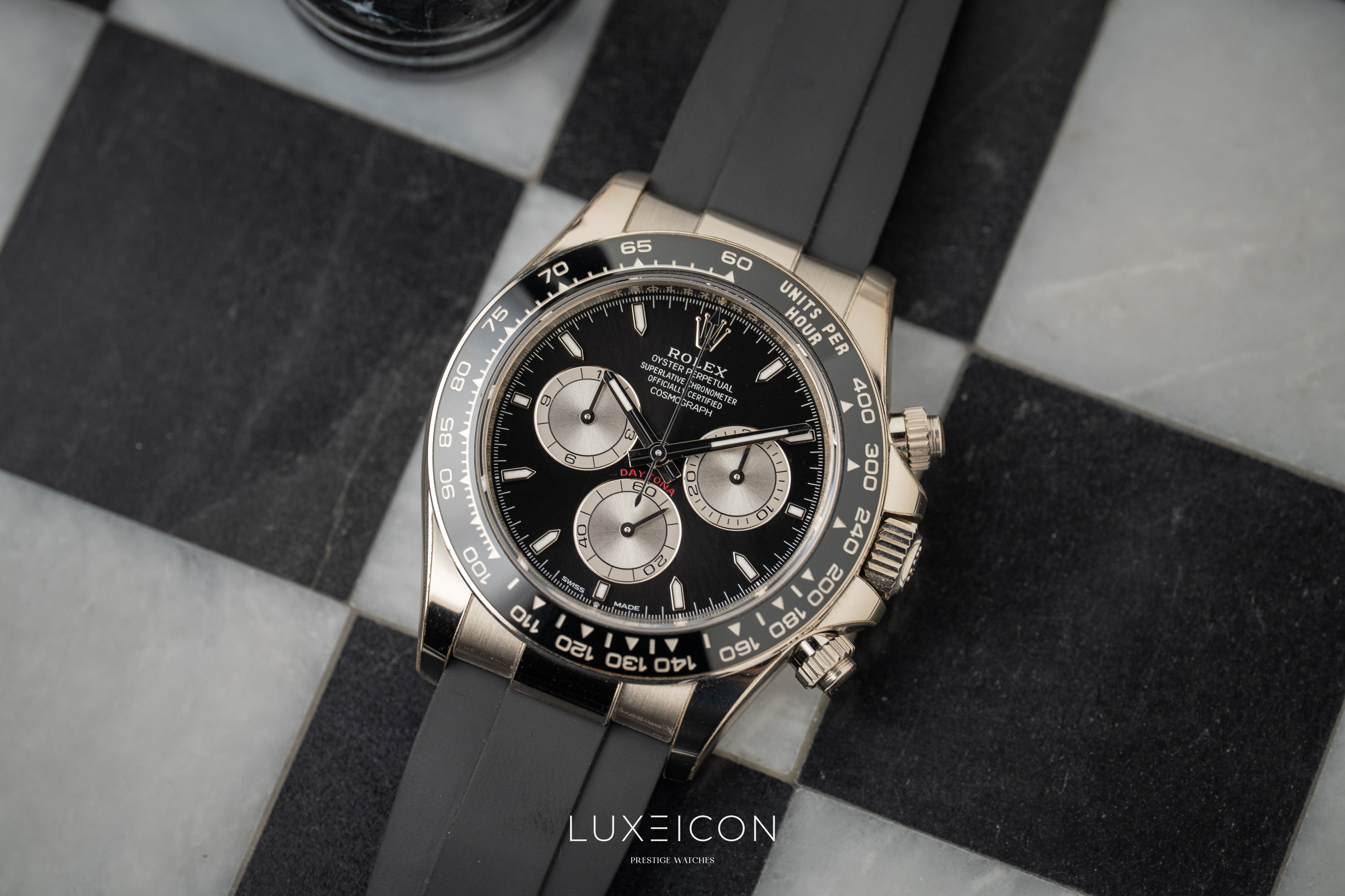 Rolex Cosmograph Daytona Baby Le Mans 126519LN White Gold Black Dial Oysterflex 2025
