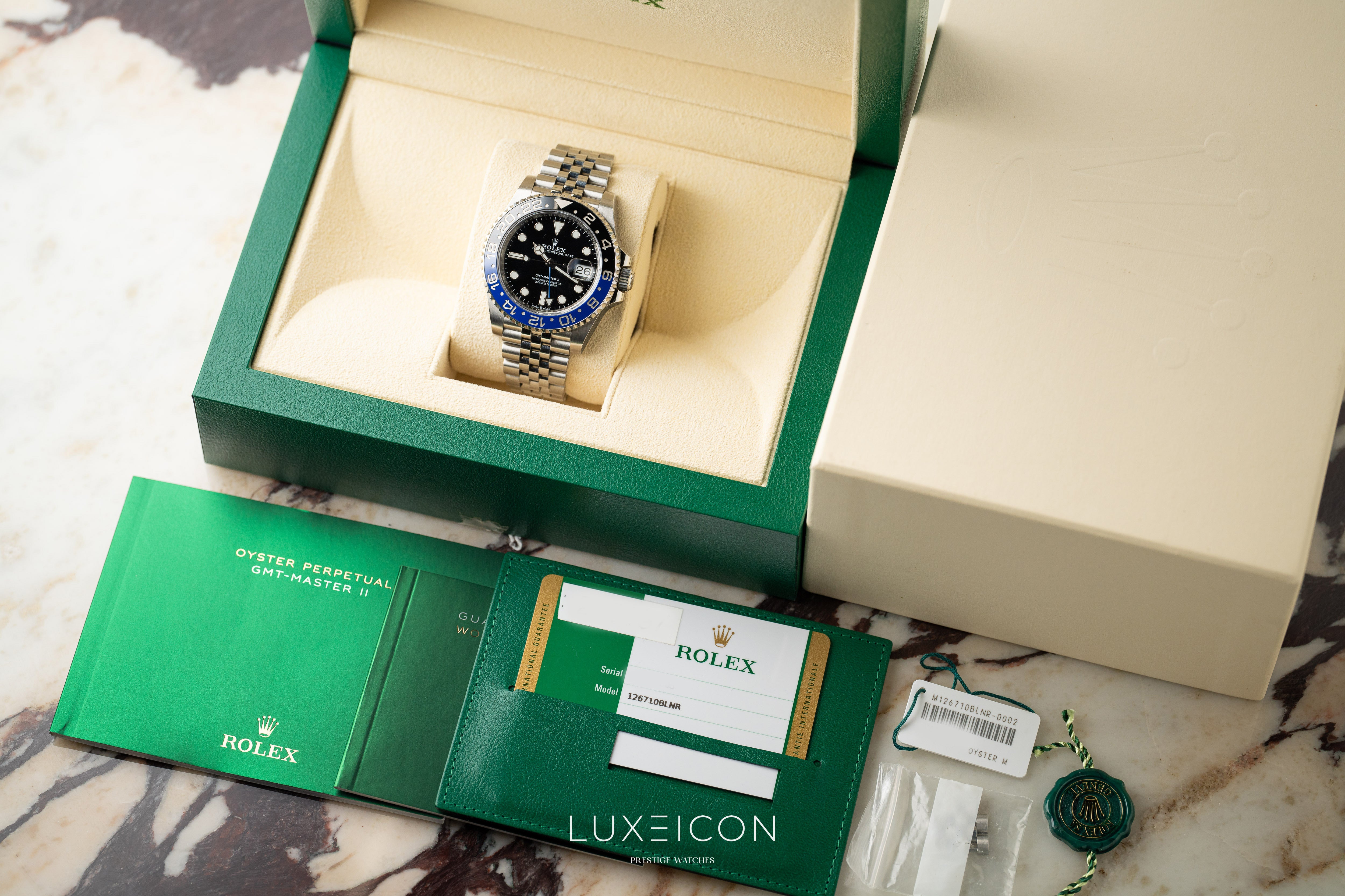 Rolex GMT-Master II Batgirl Jubilee Bracelet 126710BLNR Batgirl 2020