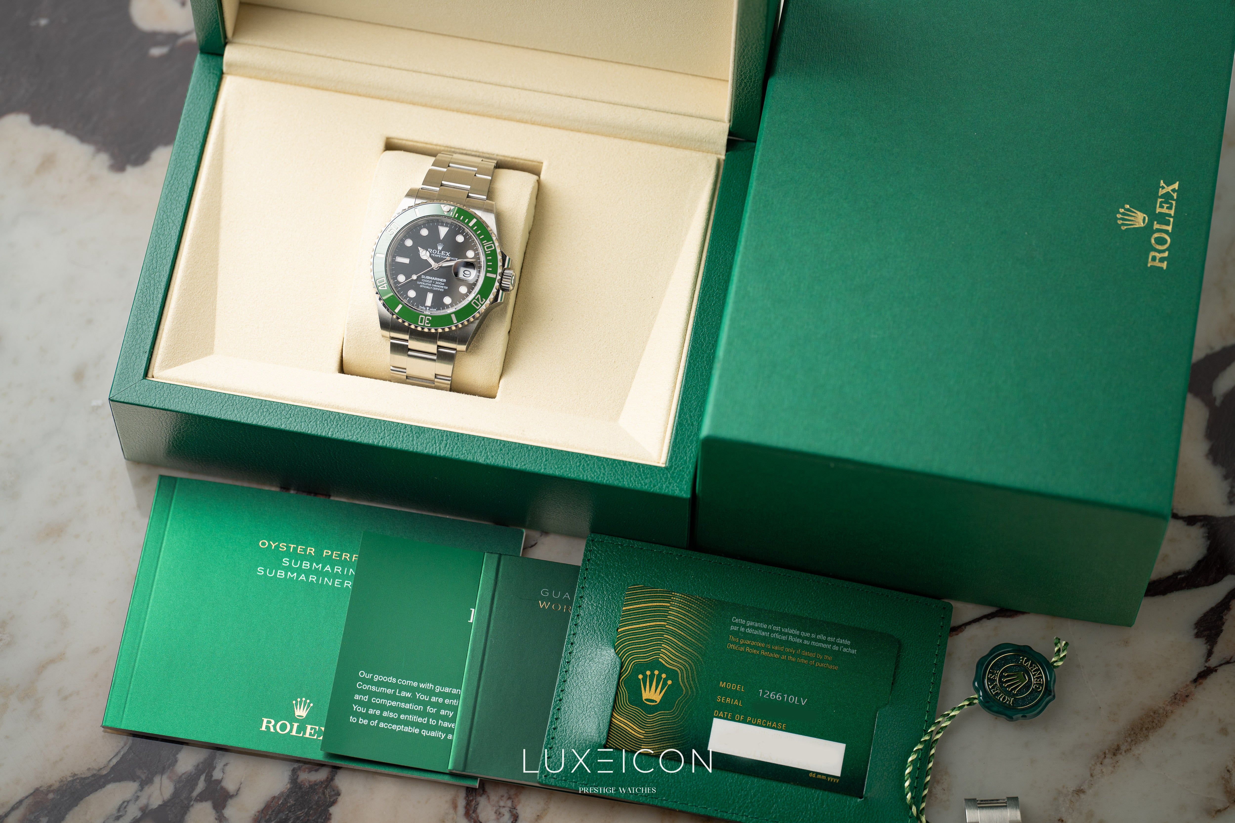 Rolex Submariner Date Starbucks Green Ceramic Bezel 126610LV 41mm Steel 2025