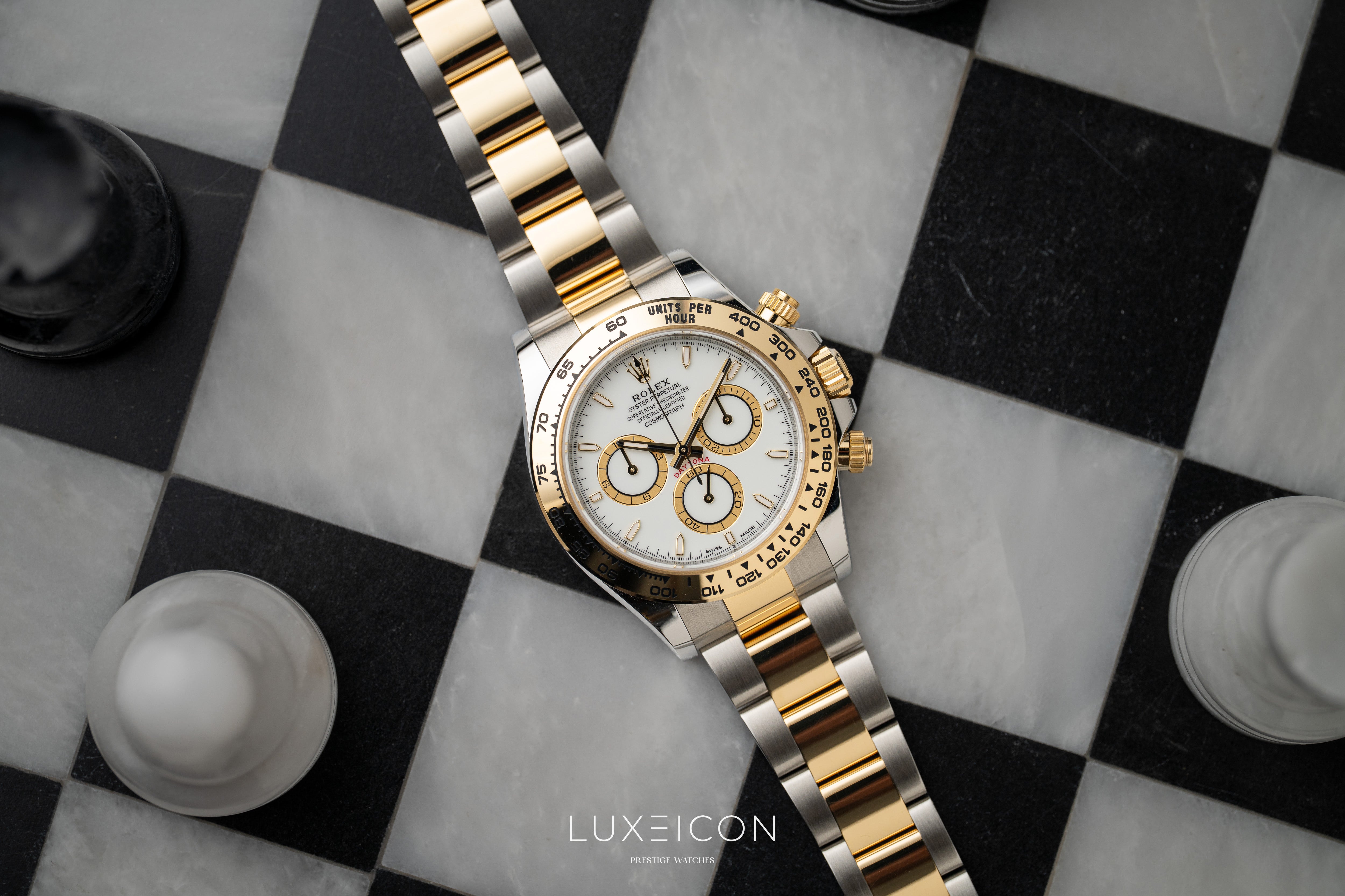 Rolex Daytona Cosmograph 126503 Two Tone Yellow Gold Steel White Dial 2026