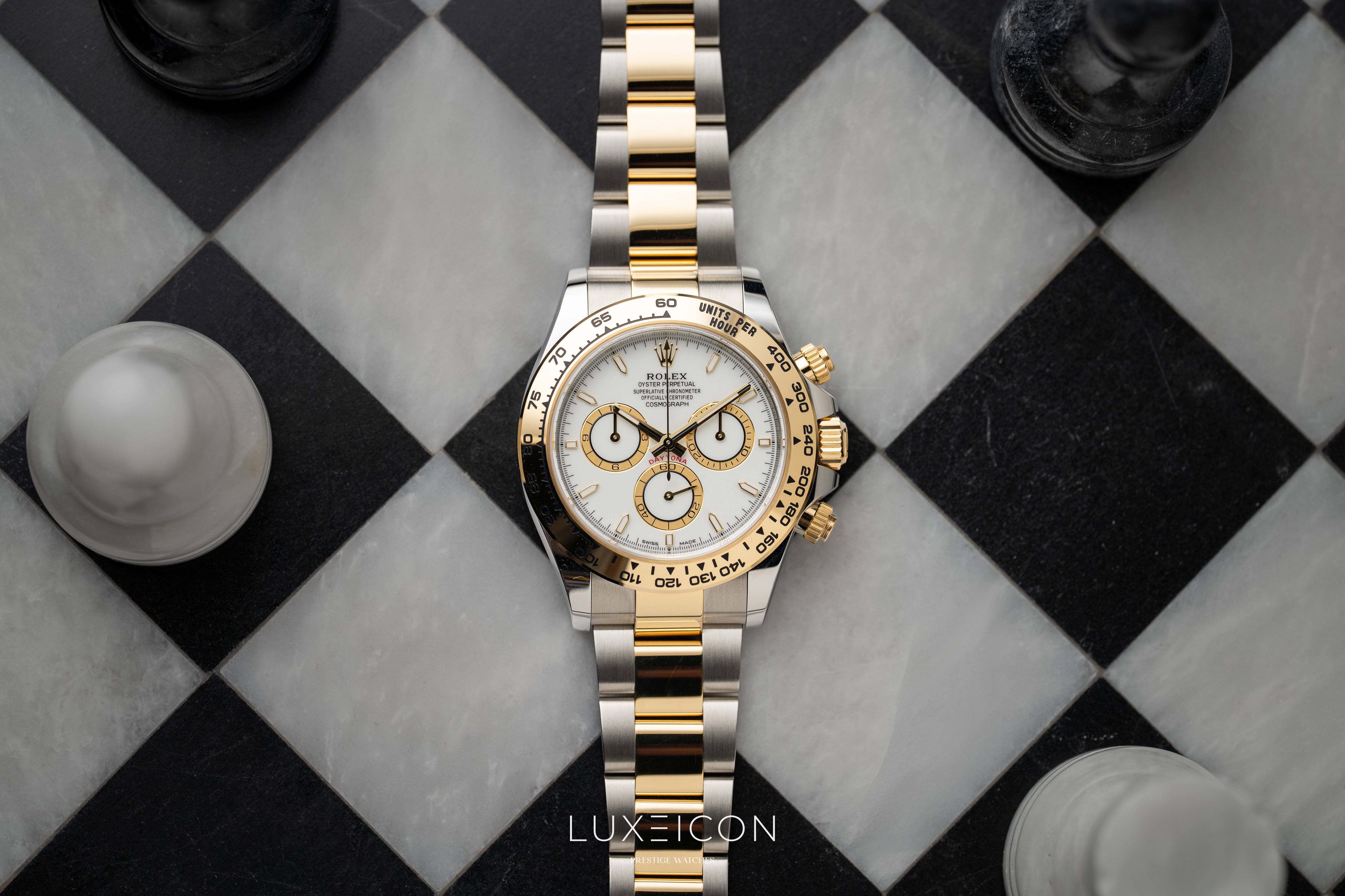 Rolex Daytona Cosmograph 126503 Two Tone Yellow Gold Steel White Dial 2026