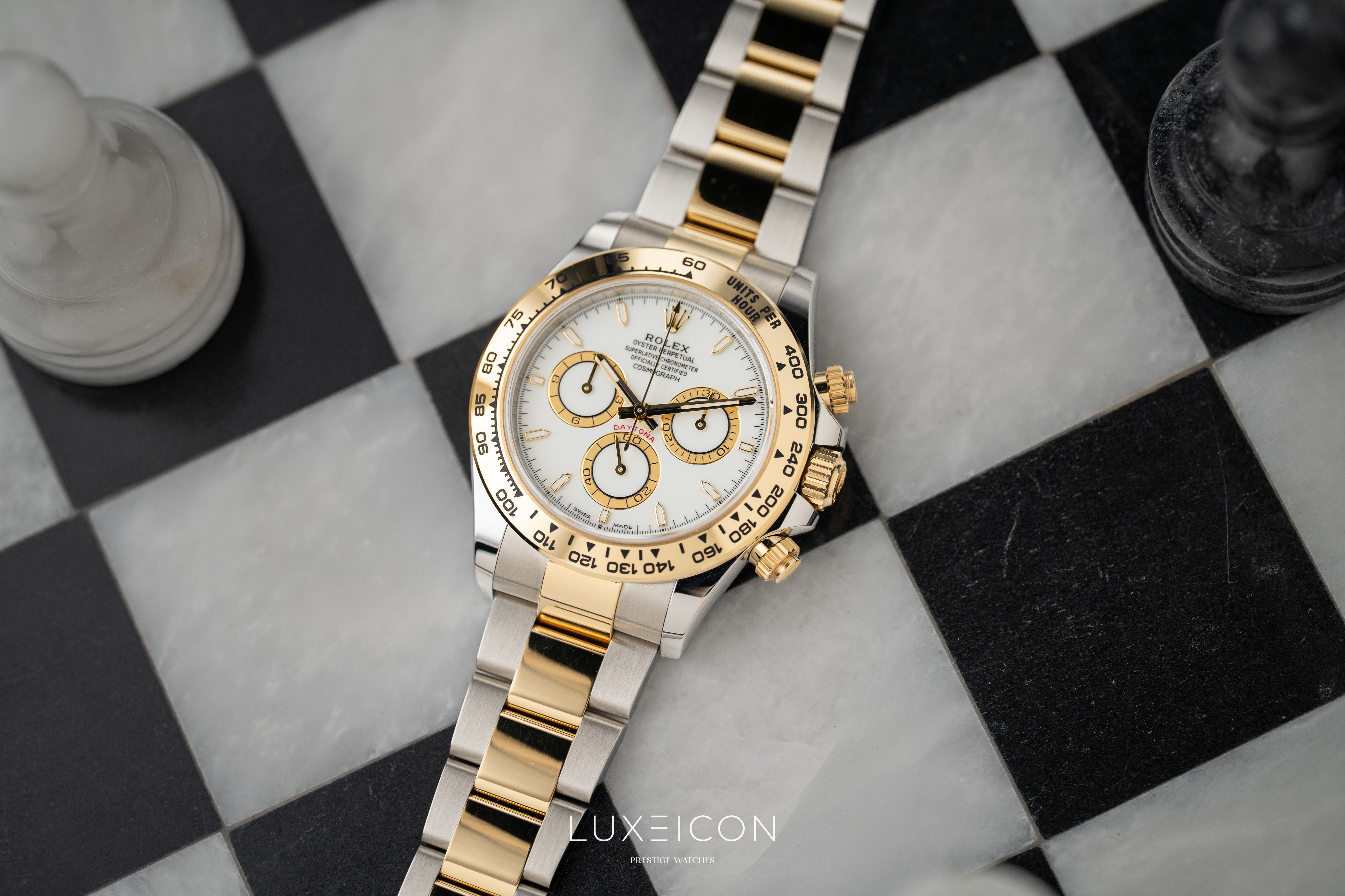Rolex Daytona Cosmograph 126503 Two Tone Yellow Gold Steel White Dial 2026