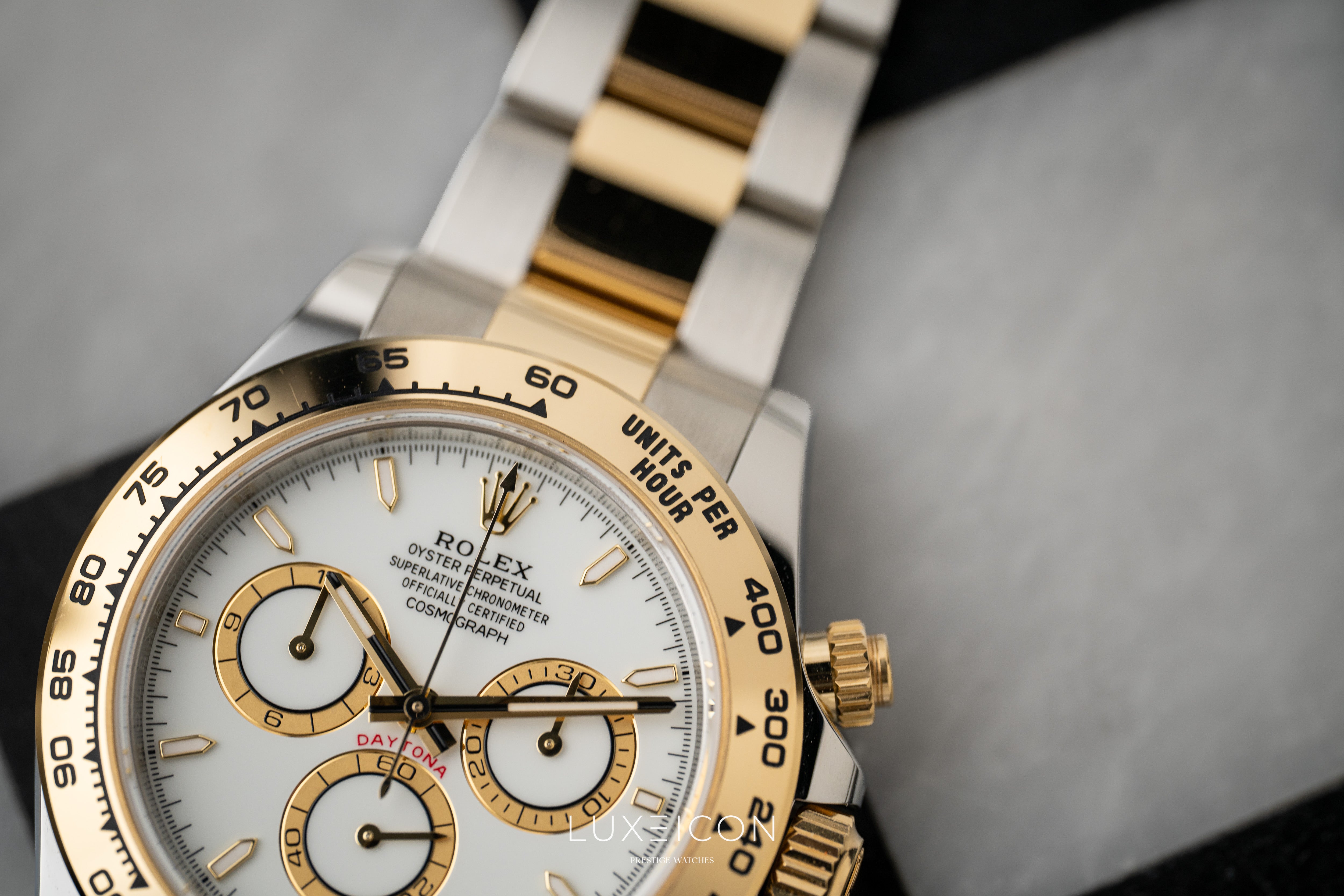 Rolex Daytona Cosmograph 126503 Two Tone Yellow Gold Steel White Dial 2026