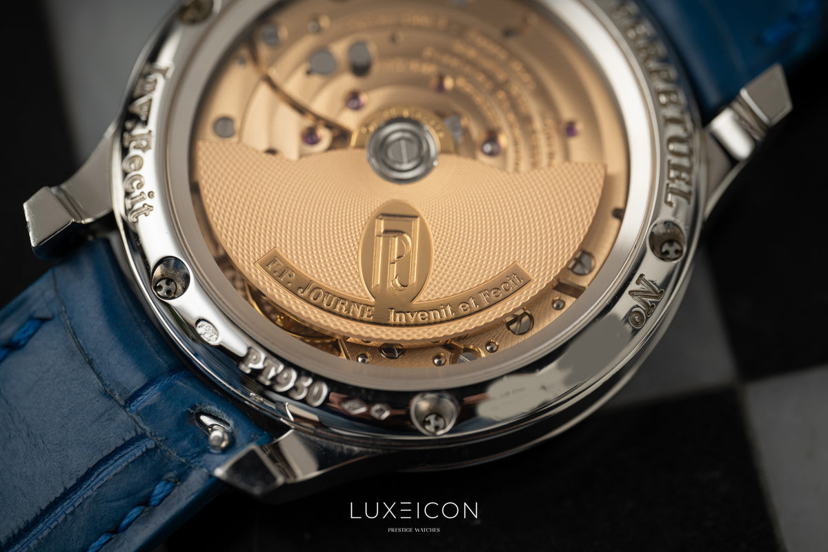 F.P.Journe Octa Quantième Perpétuel Grey Dial 42mm Platinum Perpetual Calendar Clover