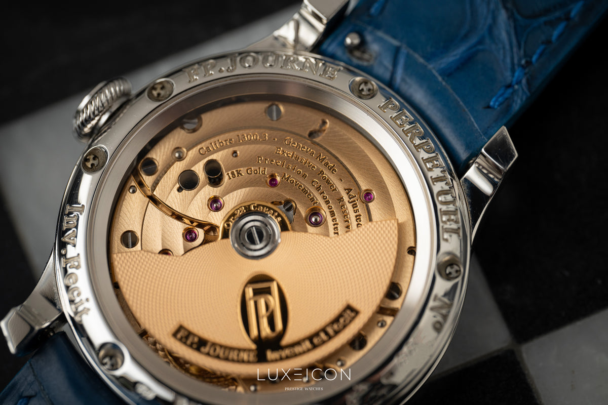F.P.Journe Octa Quantième Perpétuel Grey Dial 42mm Platinum Perpetual Calendar Clover