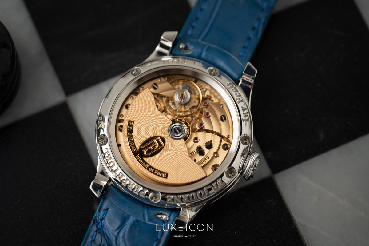 F.P.Journe Octa Quantième Perpétuel Grey Dial 42mm Platinum Perpetual Calendar Clover
