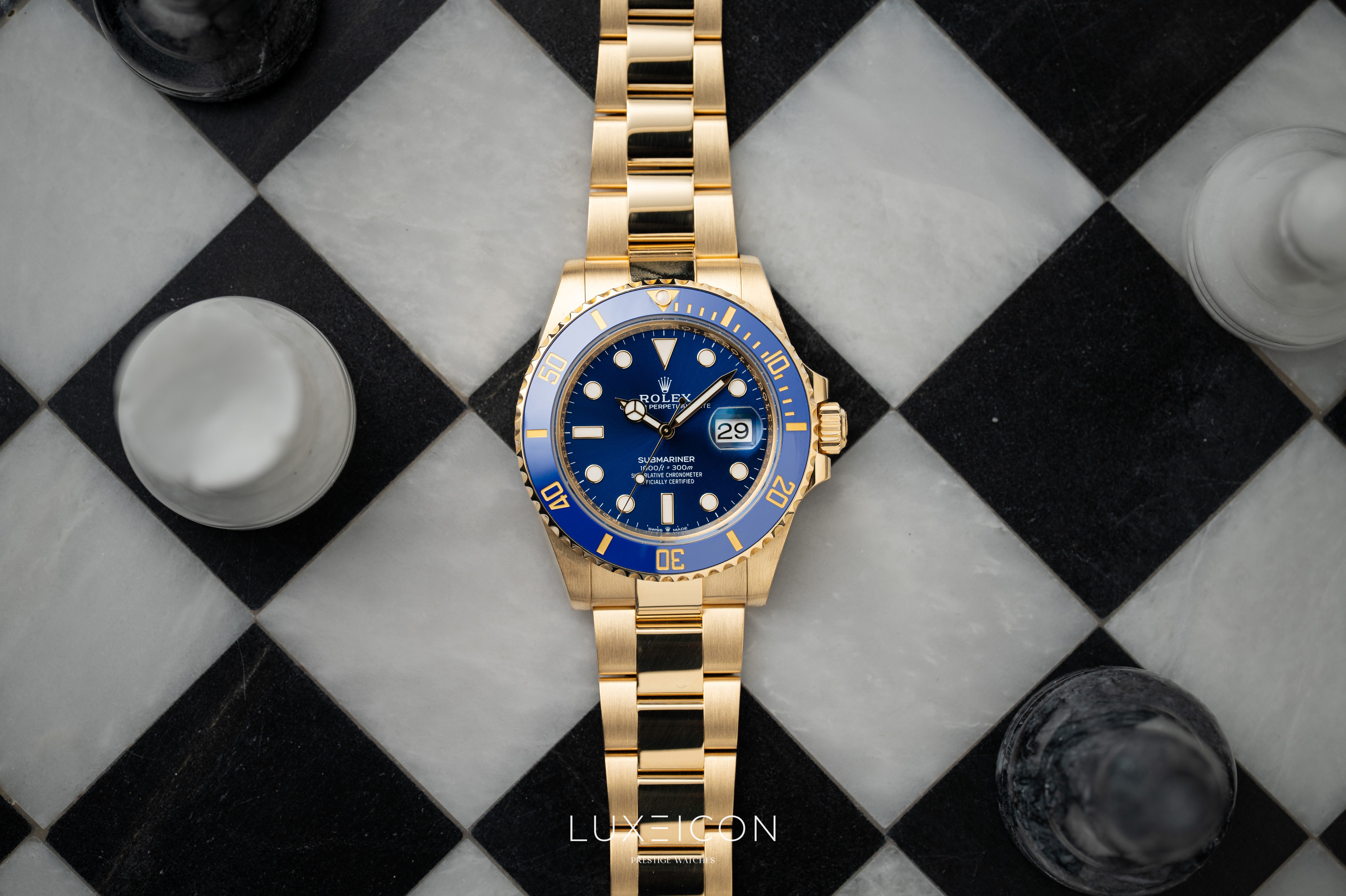 Rolex Submariner Date 41mm Blue Dial 18k Solid Yellow Gold 126618LB 2024