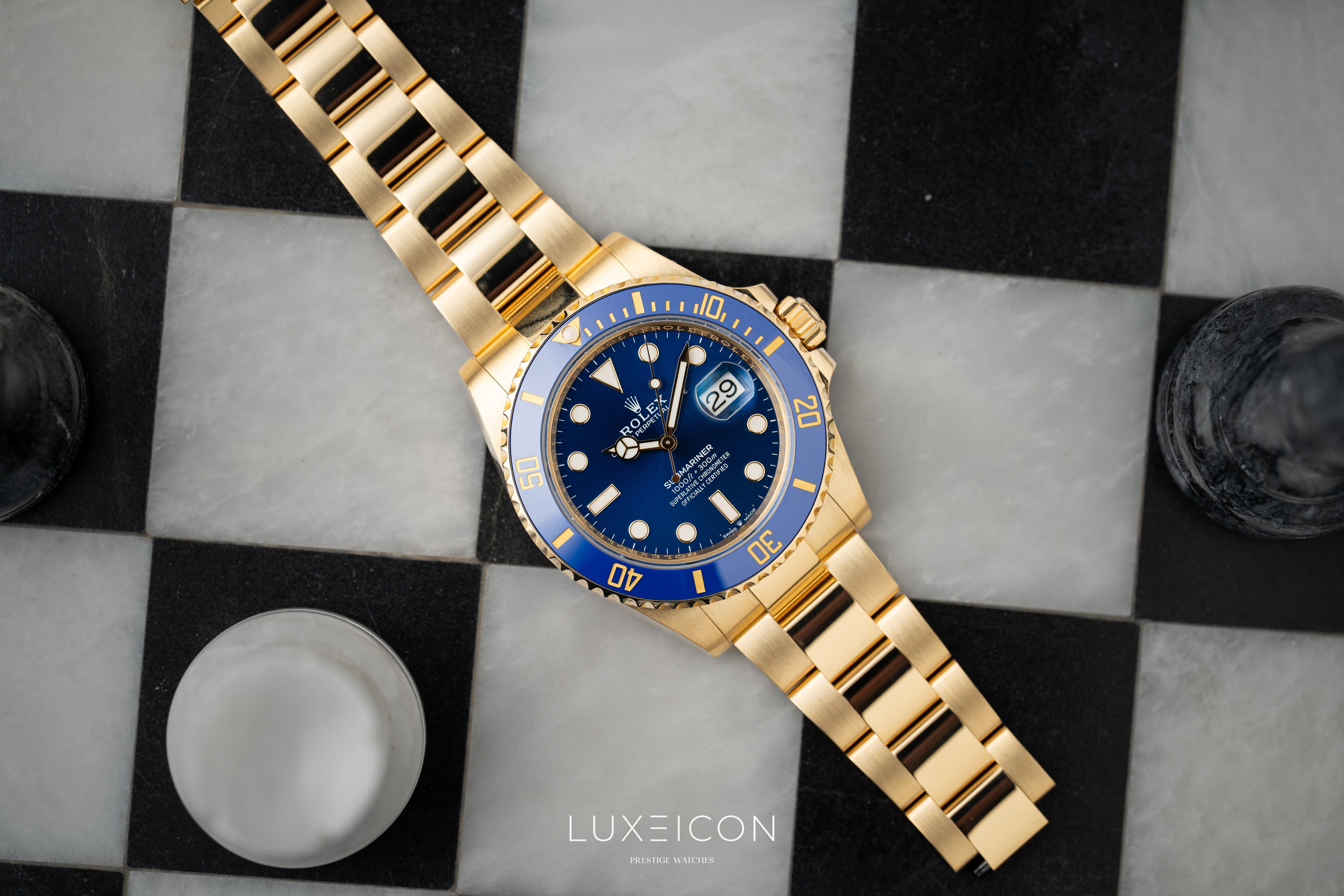 Rolex Submariner Date 41mm Blue Dial 18k Solid Yellow Gold 126618LB 2024