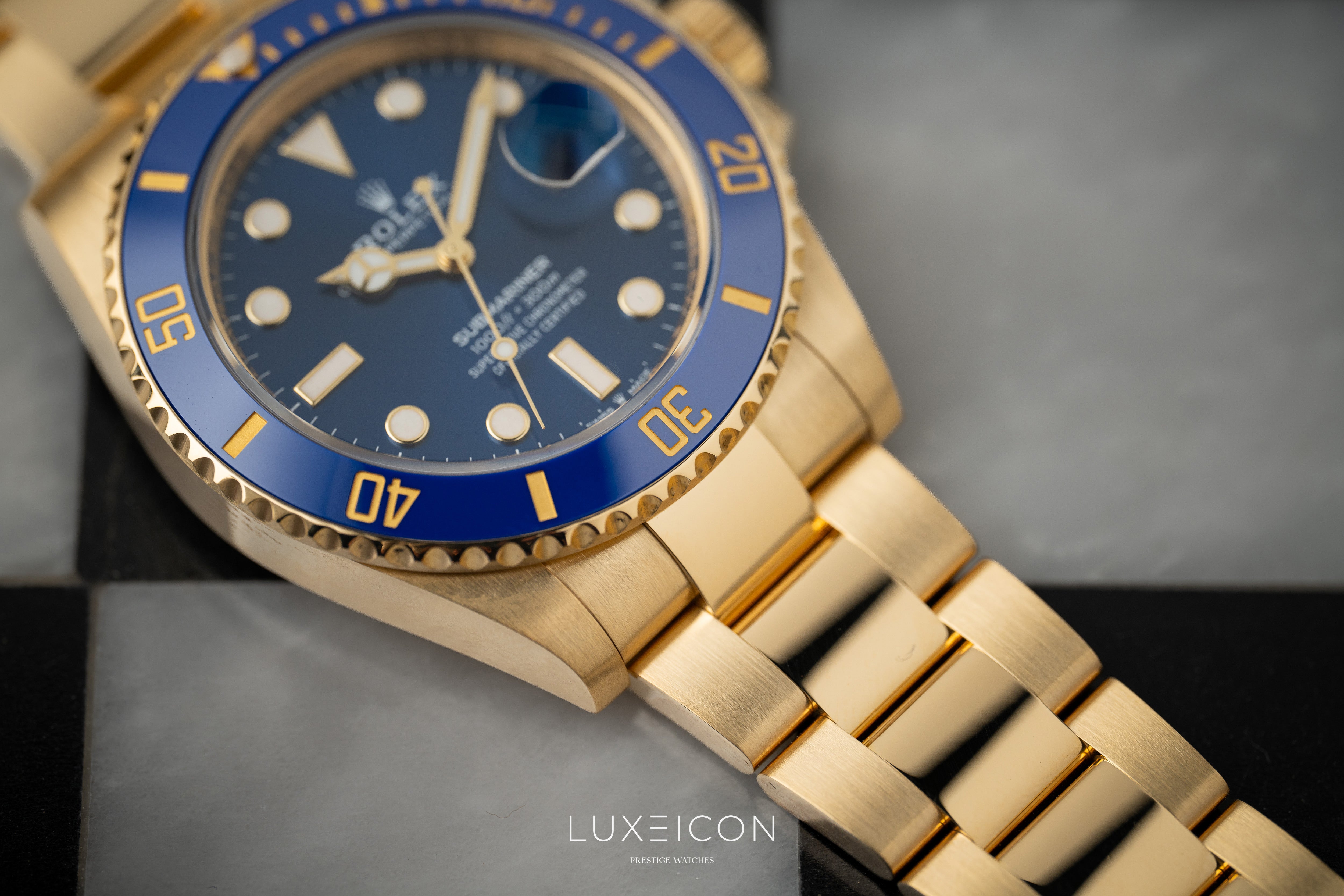 Rolex Submariner Date 41mm Blue Dial 18k Solid Yellow Gold 126618LB 2024