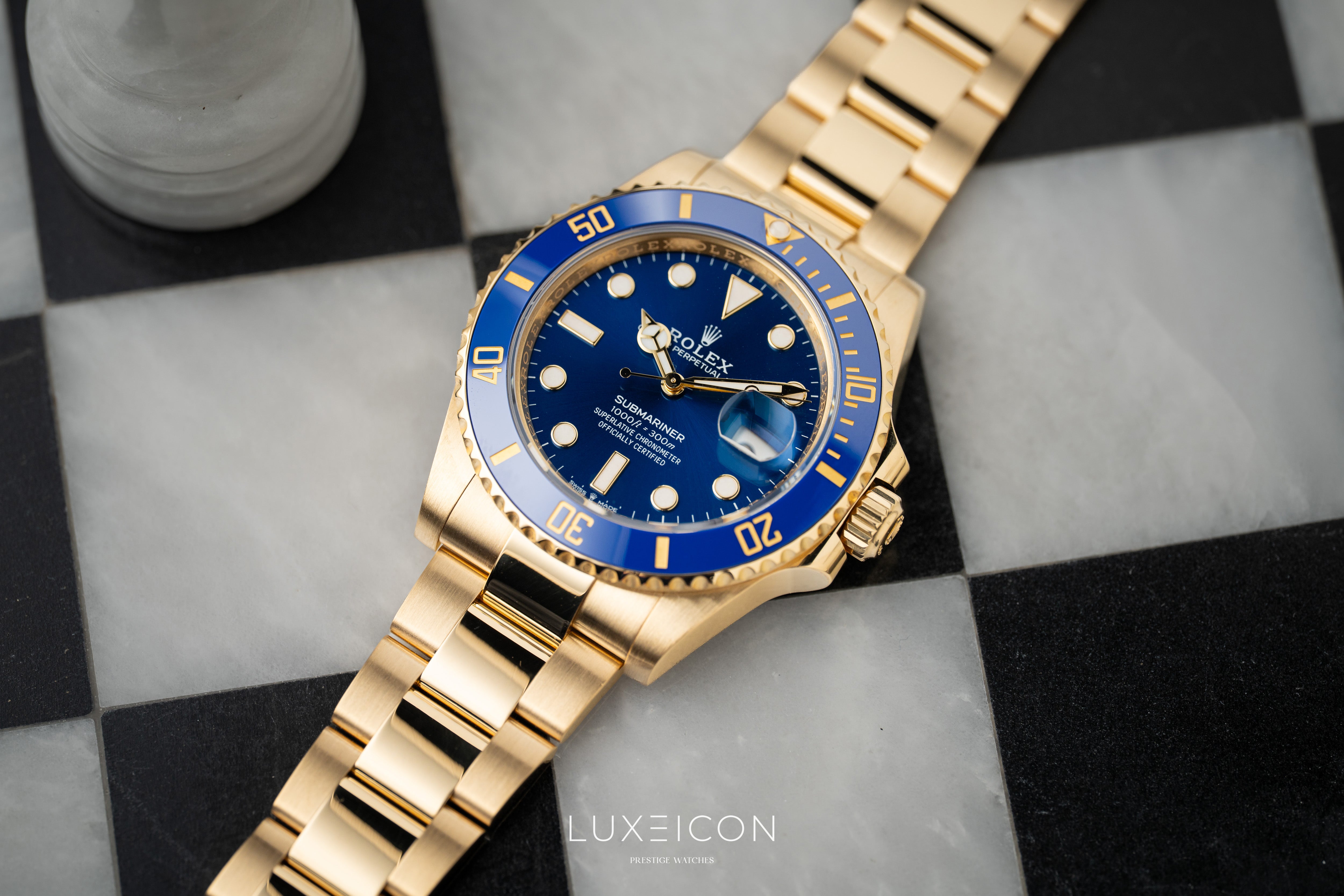 Rolex Submariner Date 41mm Blue Dial 18k Solid Yellow Gold 126618LB 2024