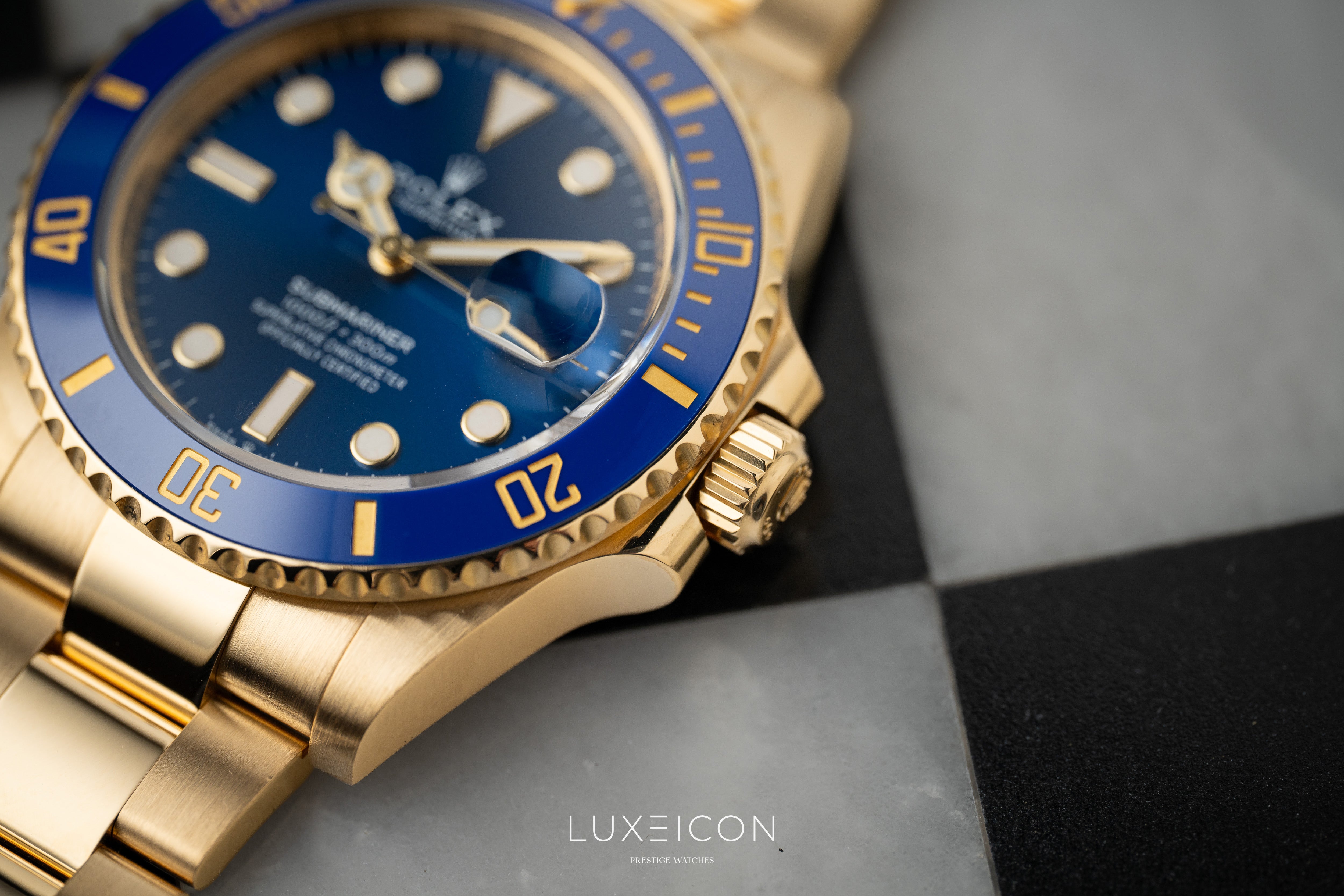 Rolex Submariner Date 41mm Blue Dial 18k Solid Yellow Gold 126618LB 2024