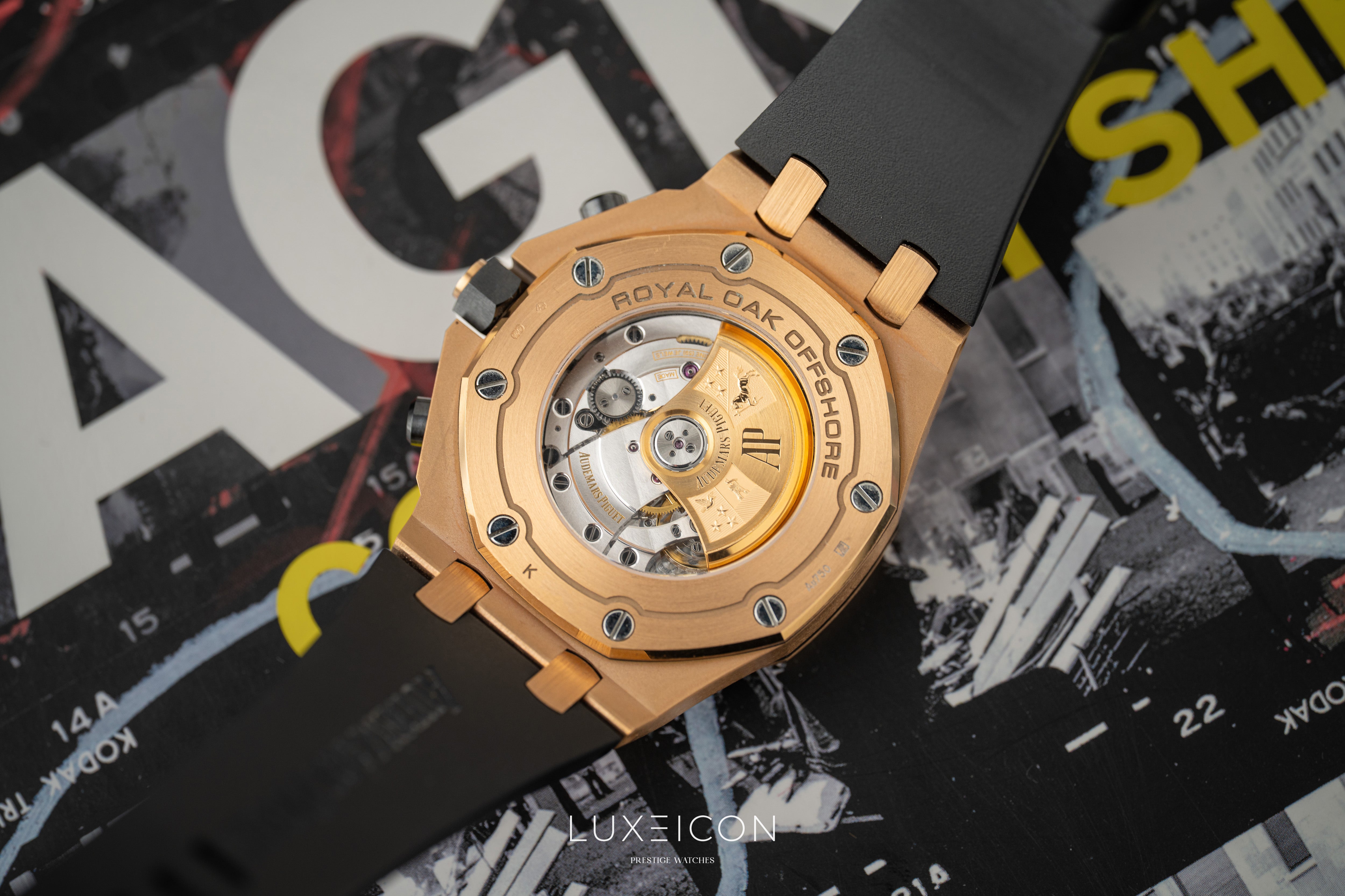 Audemars Piguet Royal Oak Offshore Chronograph 42mm Black Dial 26470OR "Half Brick”