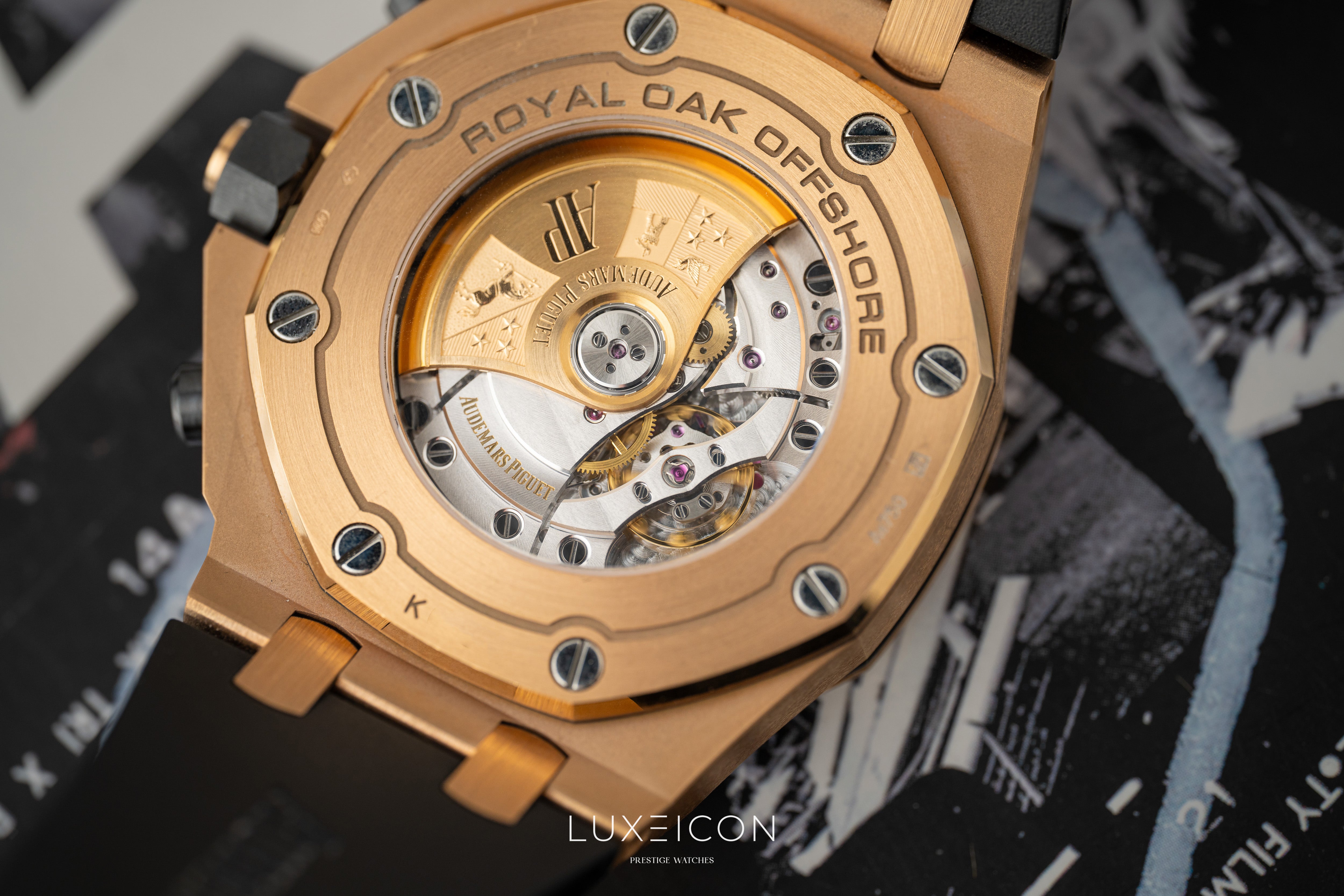Audemars Piguet Royal Oak Offshore Chronograph 42mm Black Dial 26470OR "Half Brick”