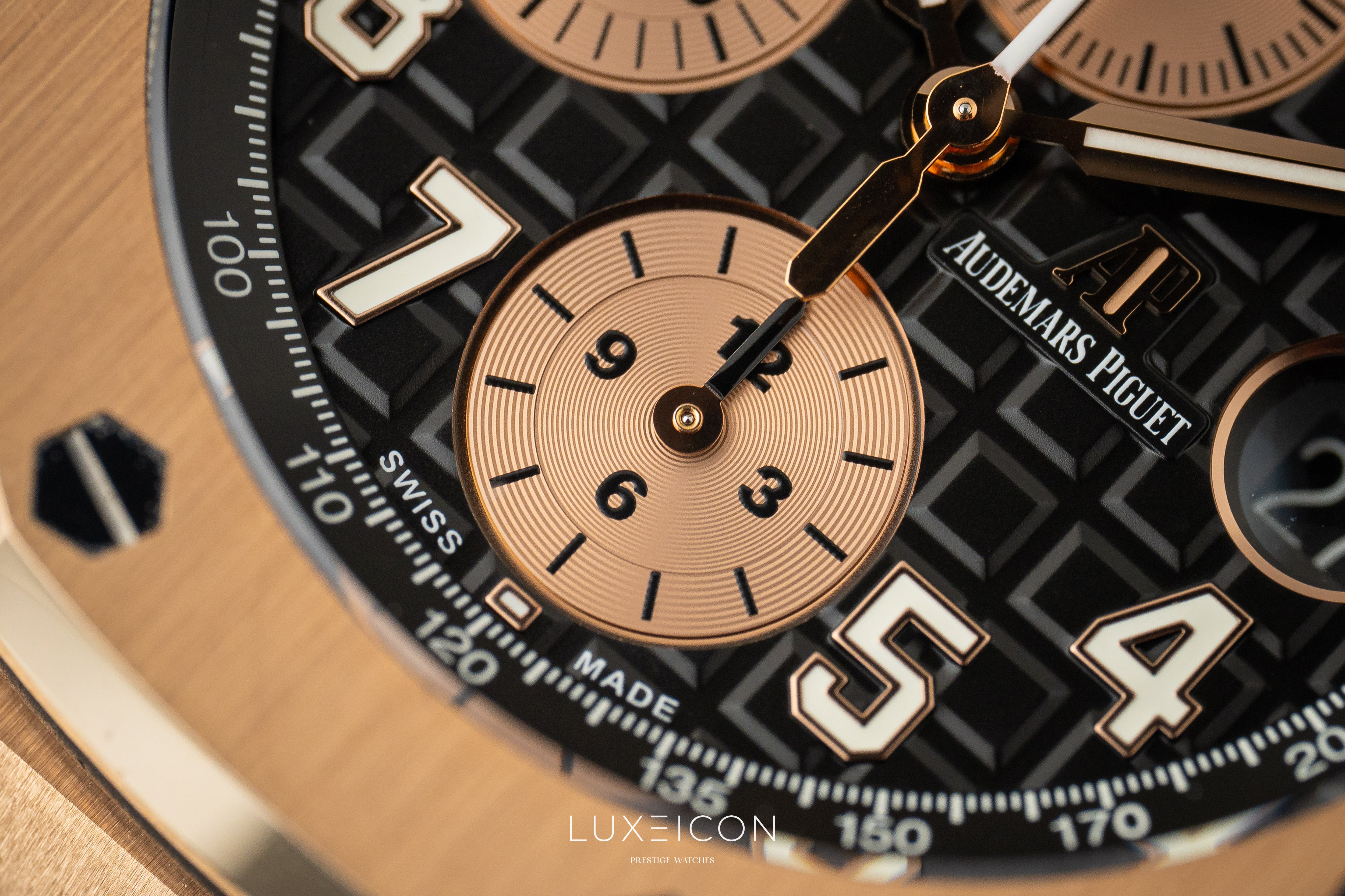 Audemars Piguet Royal Oak Offshore Chronograph 42mm Black Dial 26470OR "Half Brick”
