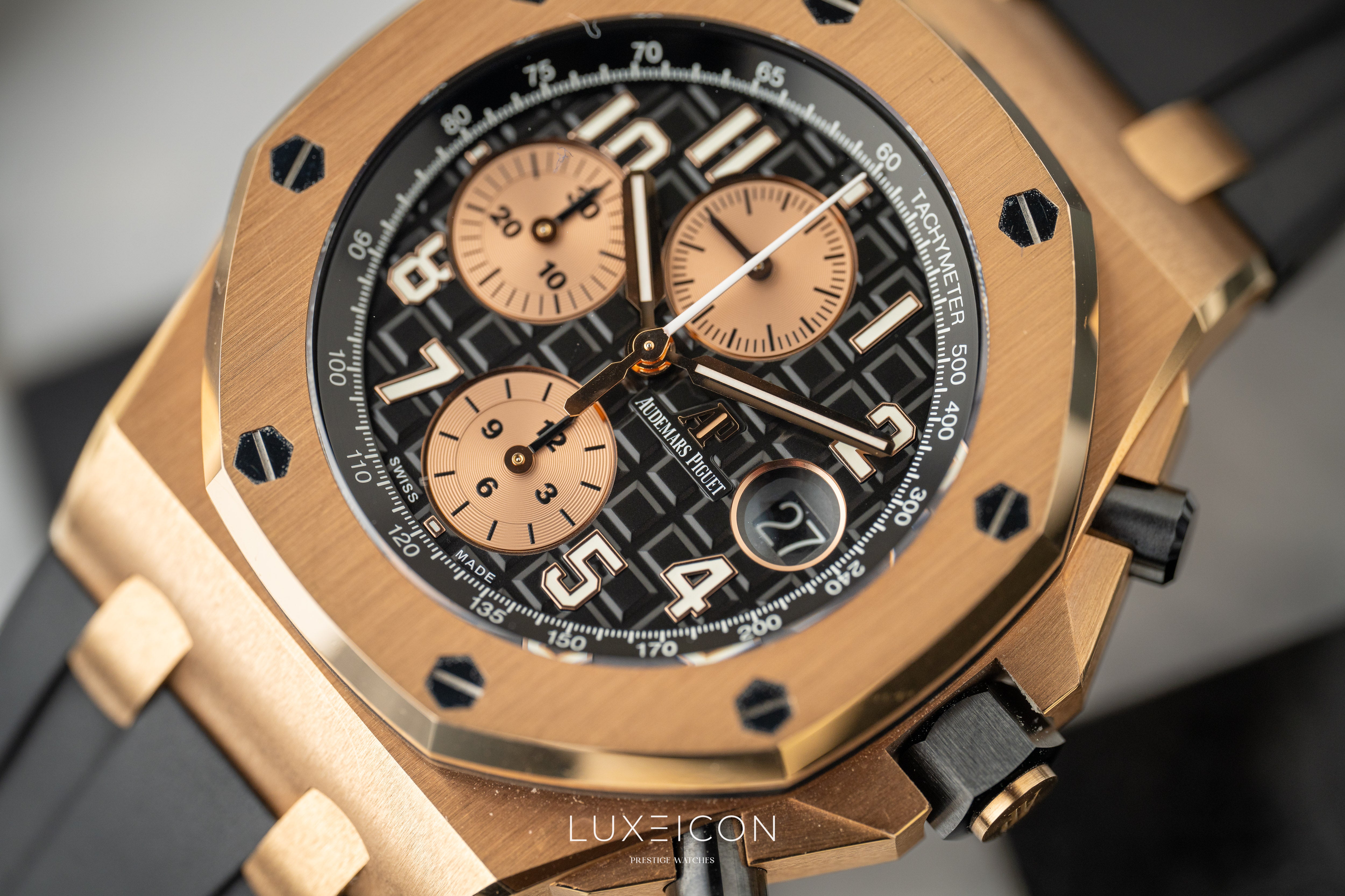 Audemars Piguet Royal Oak Offshore Chronograph 42mm Black Dial 26470OR "Half Brick”