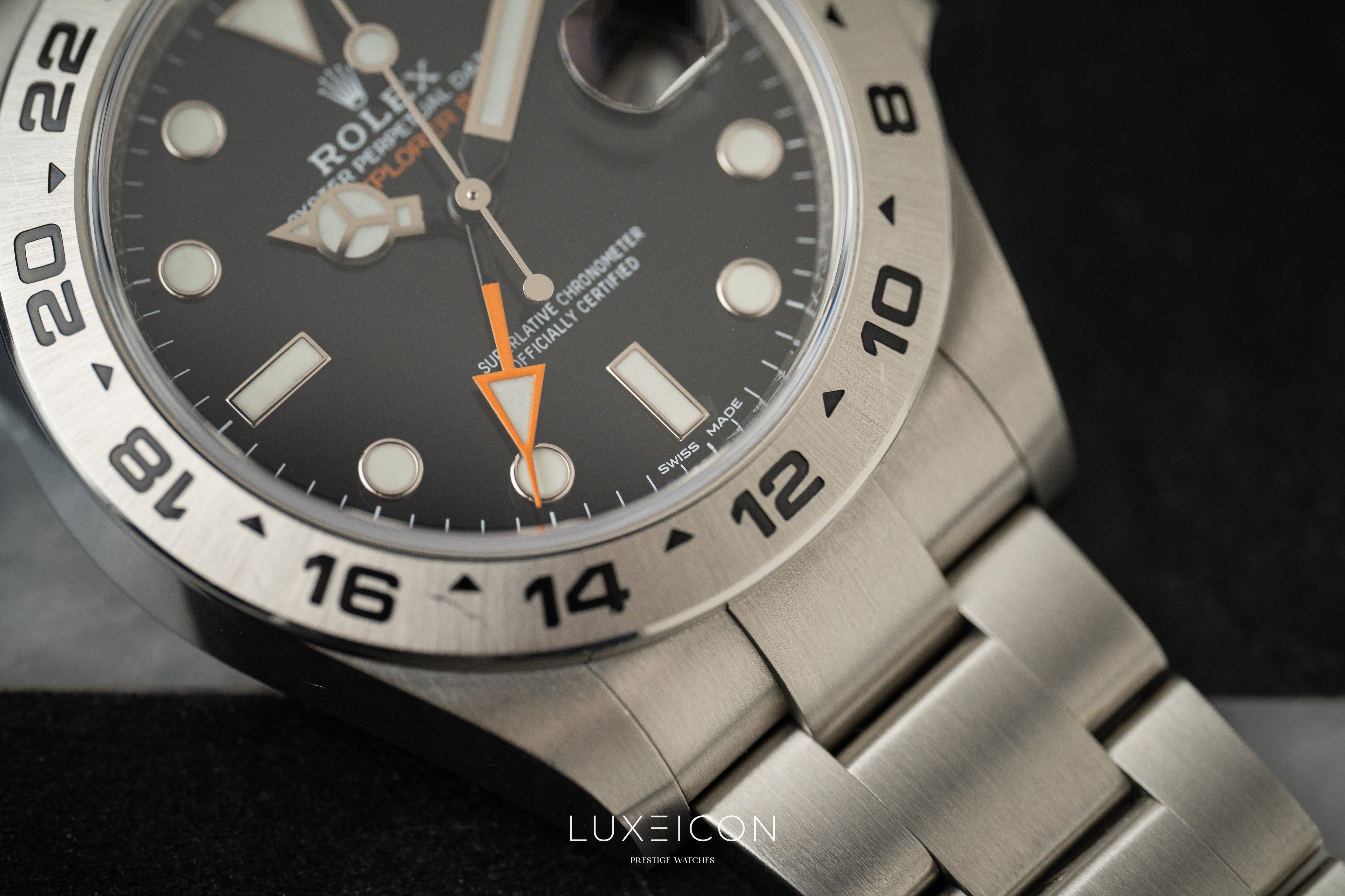 Rolex Explorer II 42mm Stainless Steel White Dial &amp; Steel Bezel 216570