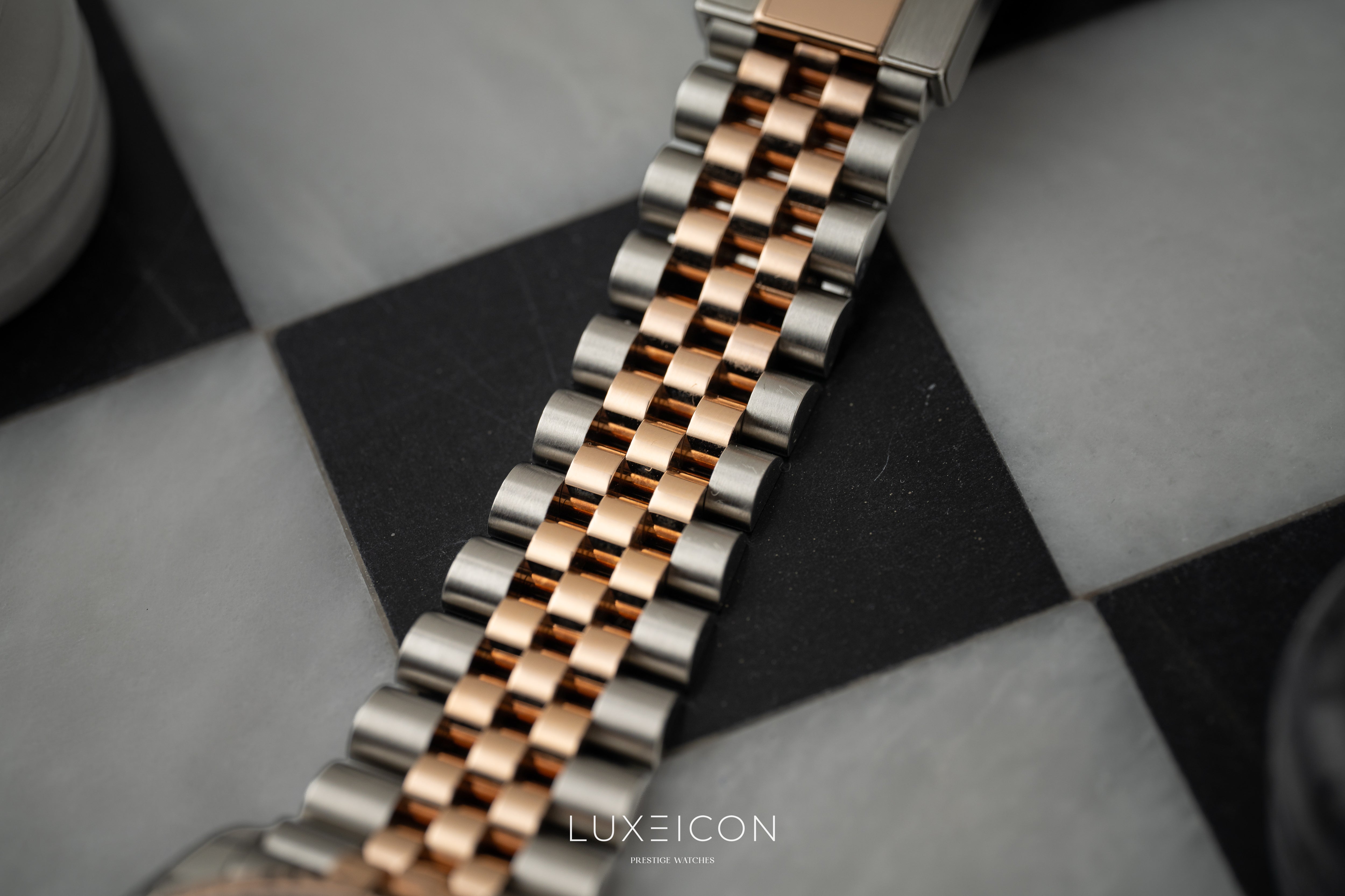 Rolex Datejust 36mm Everose Pink Rosé Roman Diamond VI &amp; IX Dial Jubilee 2024