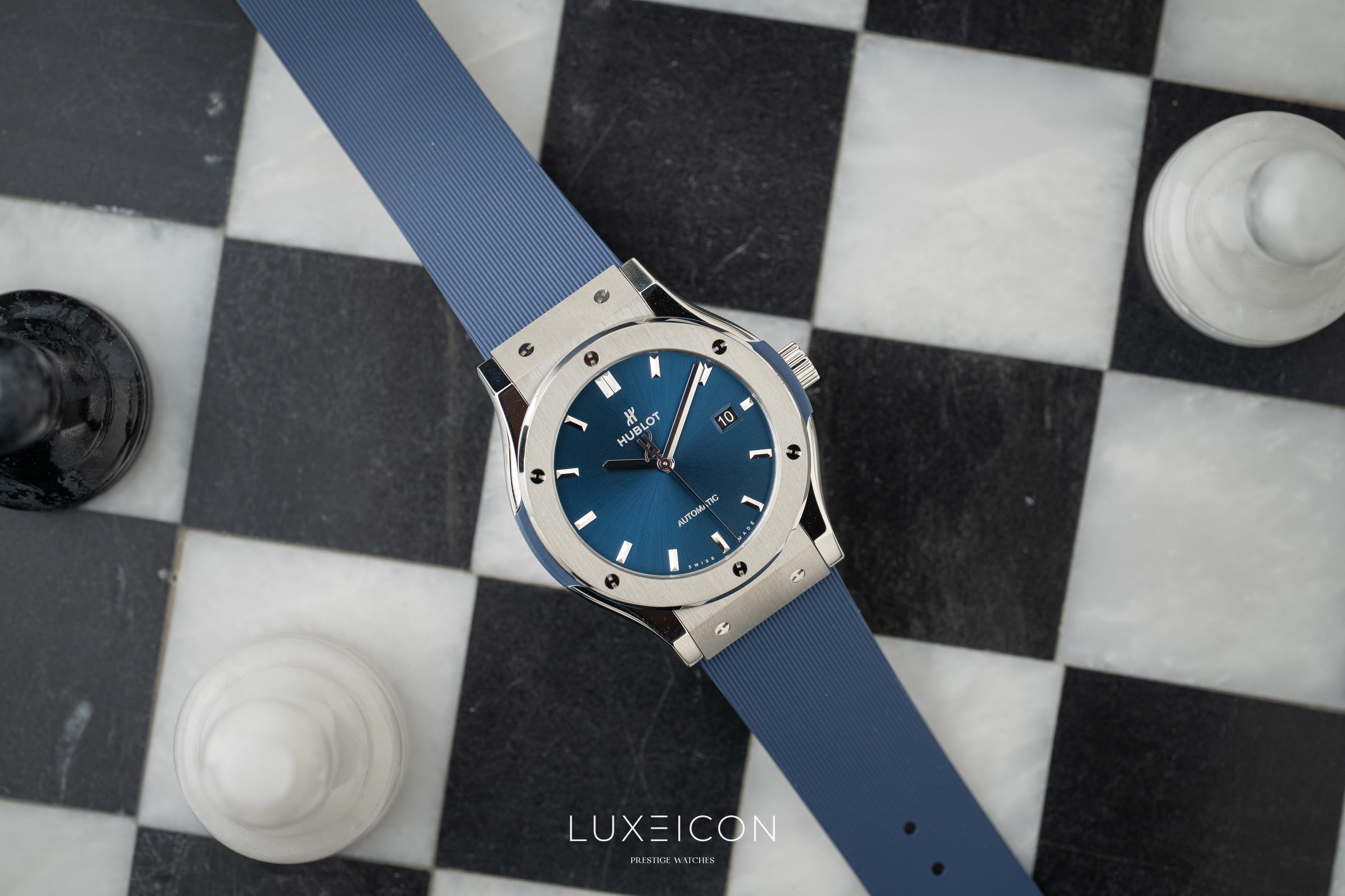Hublot Classic Fusion Blue Dial Titanium 42mm 2026 Brand New
