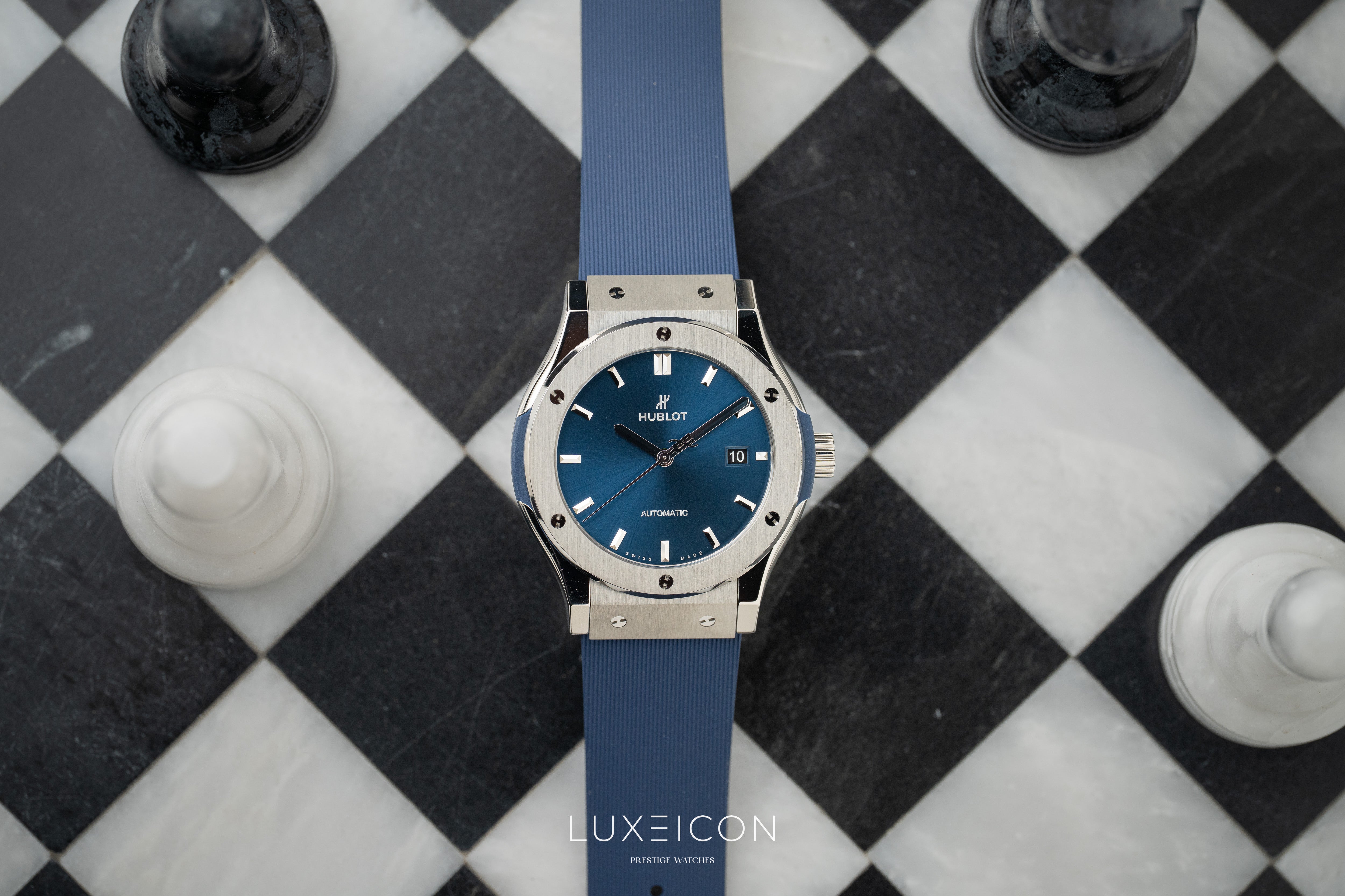 Hublot Classic Fusion Blue Dial Titanium 42mm 2026 Brand New