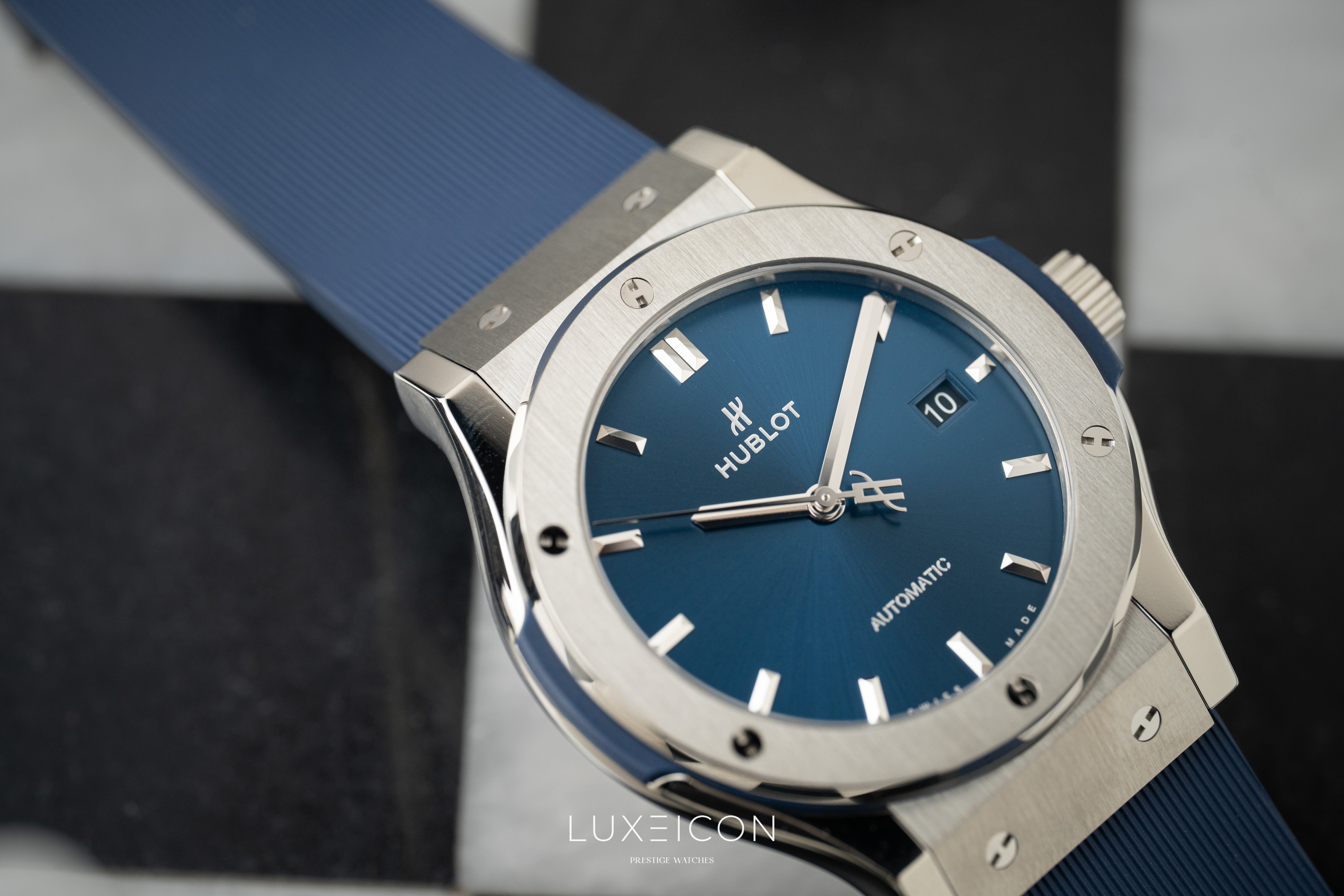 Hublot Classic Fusion Blue Dial Titanium 42mm 2026 Brand New