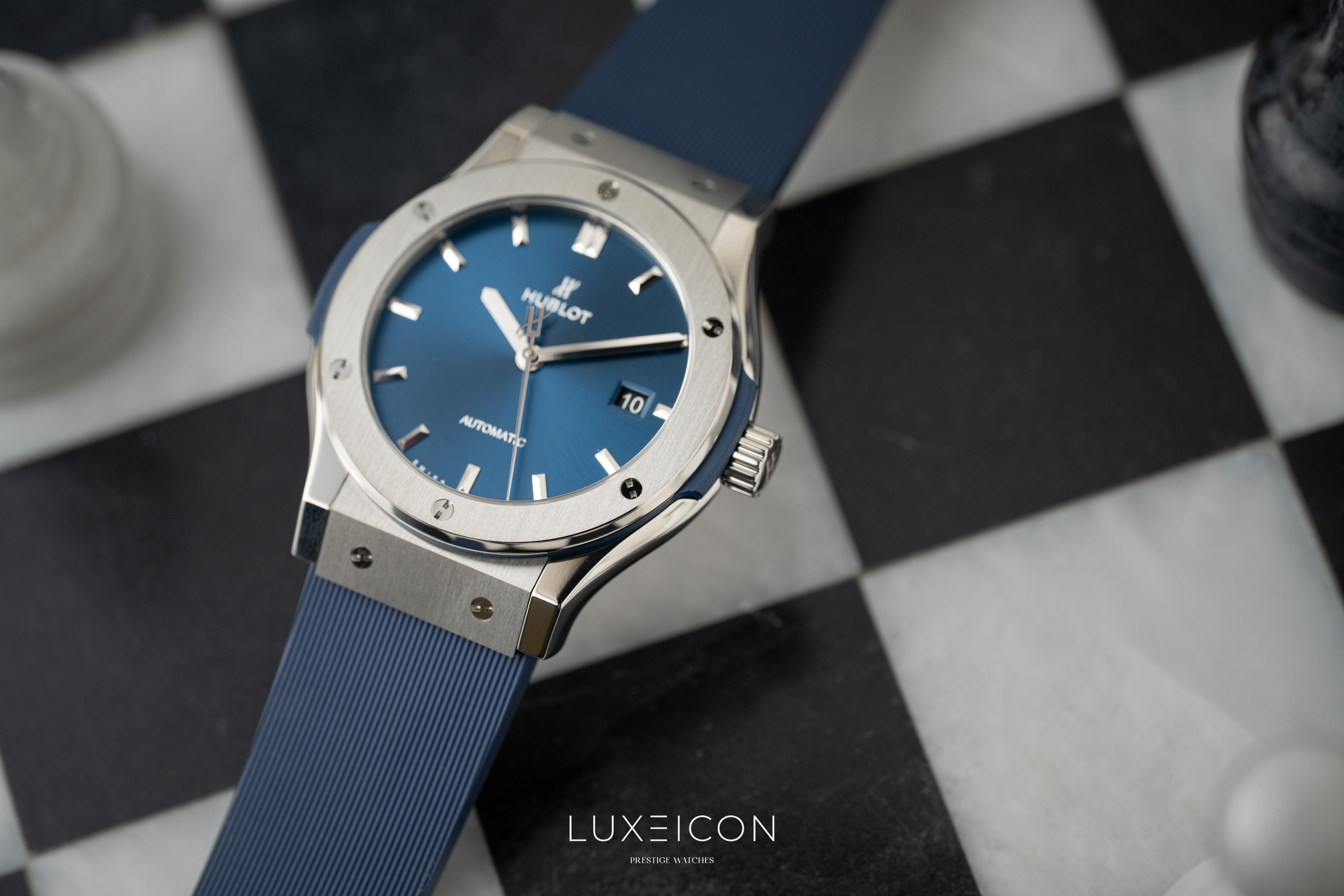 Hublot Classic Fusion Blue Dial Titanium 42mm 2026 Brand New