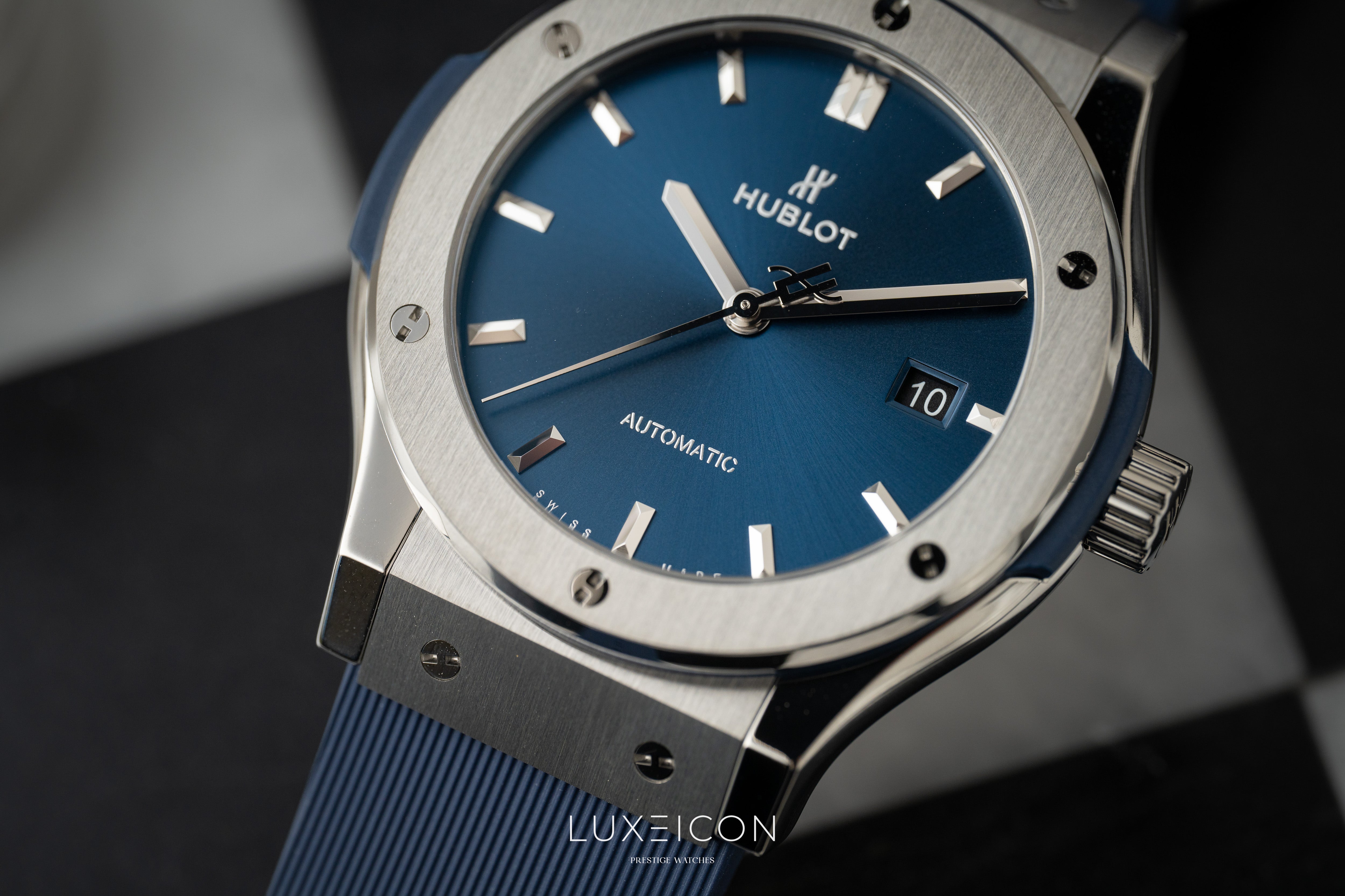 Hublot Classic Fusion Blue Dial Titanium 42mm 2026 Brand New