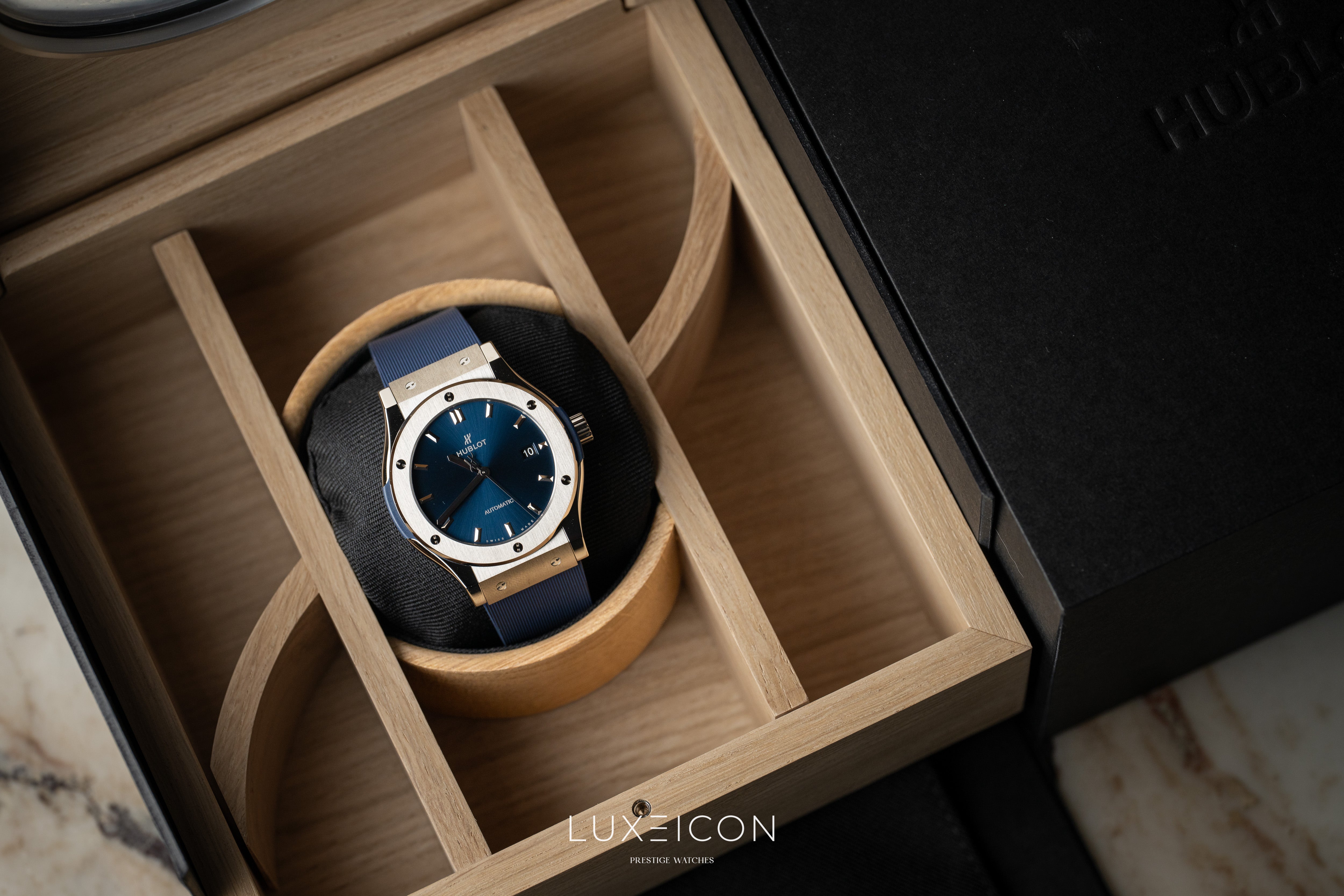 Hublot Classic Fusion Blue Dial Titanium 42mm 2026 Brand New