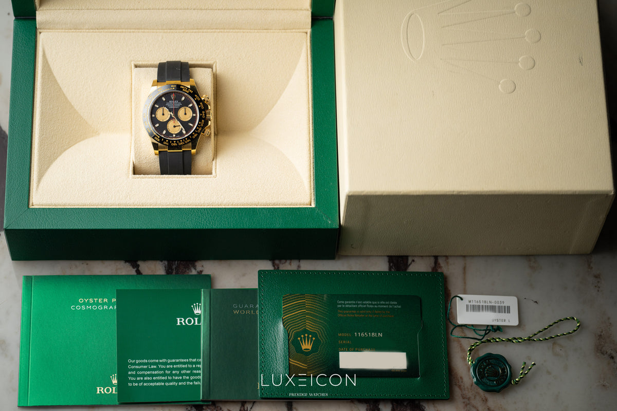 Rolex Cosmograph Daytona 40mm Black Champagne Paul Newman Dial 126518LN 2023