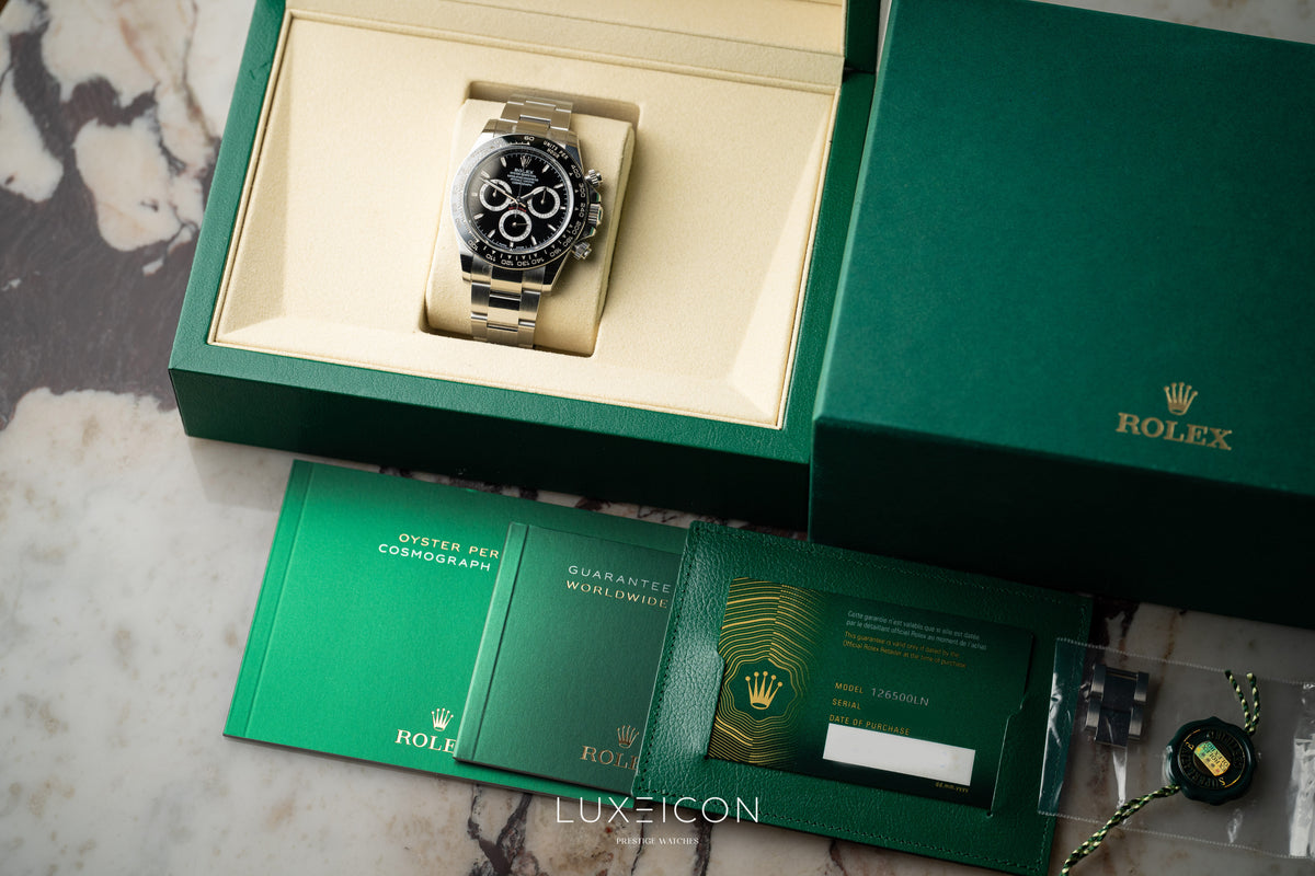 Rolex Daytona 126500LN Black Dial Stainless Steel Ceramic Bezel Steel 2026