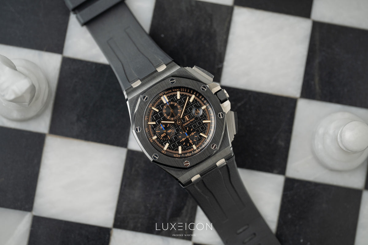 Audemars Piguet Royal Oak Offshore Chronograph Black Dial Ceramic Rubber 26405CE