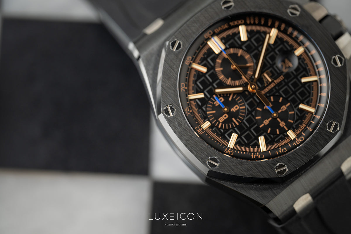 Audemars Piguet Royal Oak Offshore Chronograph Black Dial Ceramic Rubber 26405CE