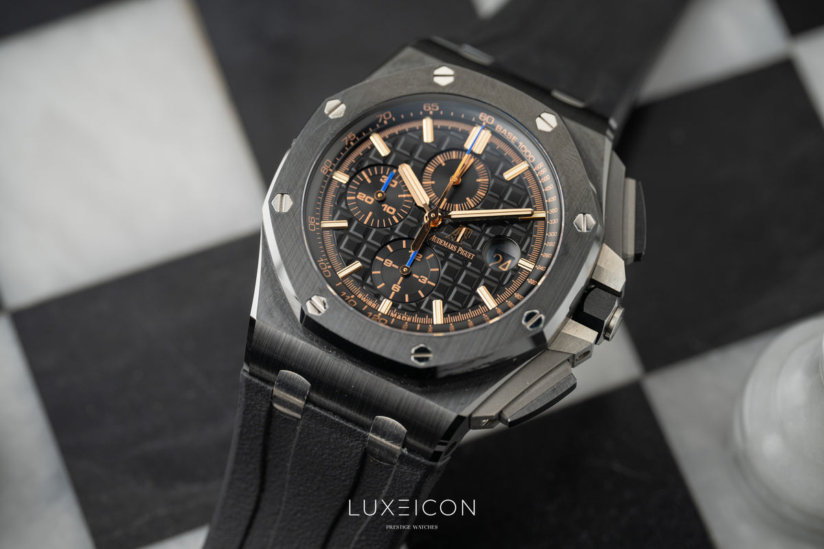 Audemars Piguet Royal Oak Offshore Chronograph Black Dial Ceramic Rubber 26405CE