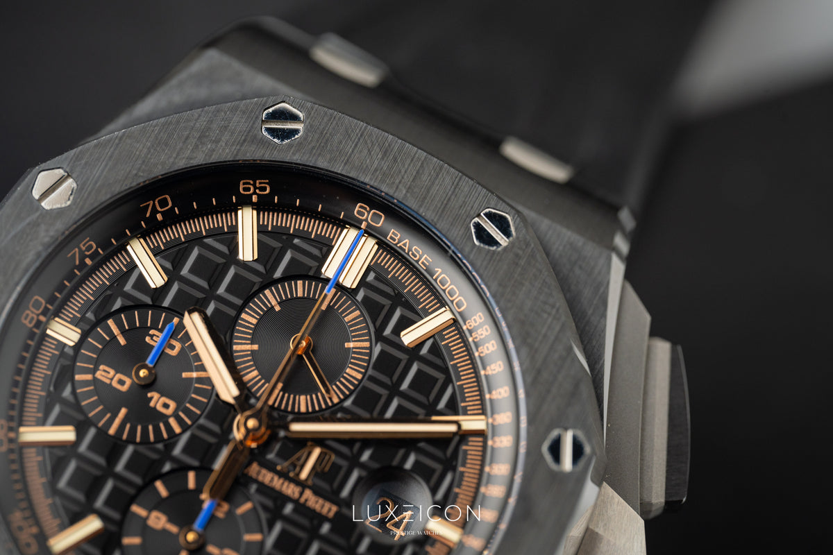 Audemars Piguet Royal Oak Offshore Chronograph Black Dial Ceramic Rubber 26405CE