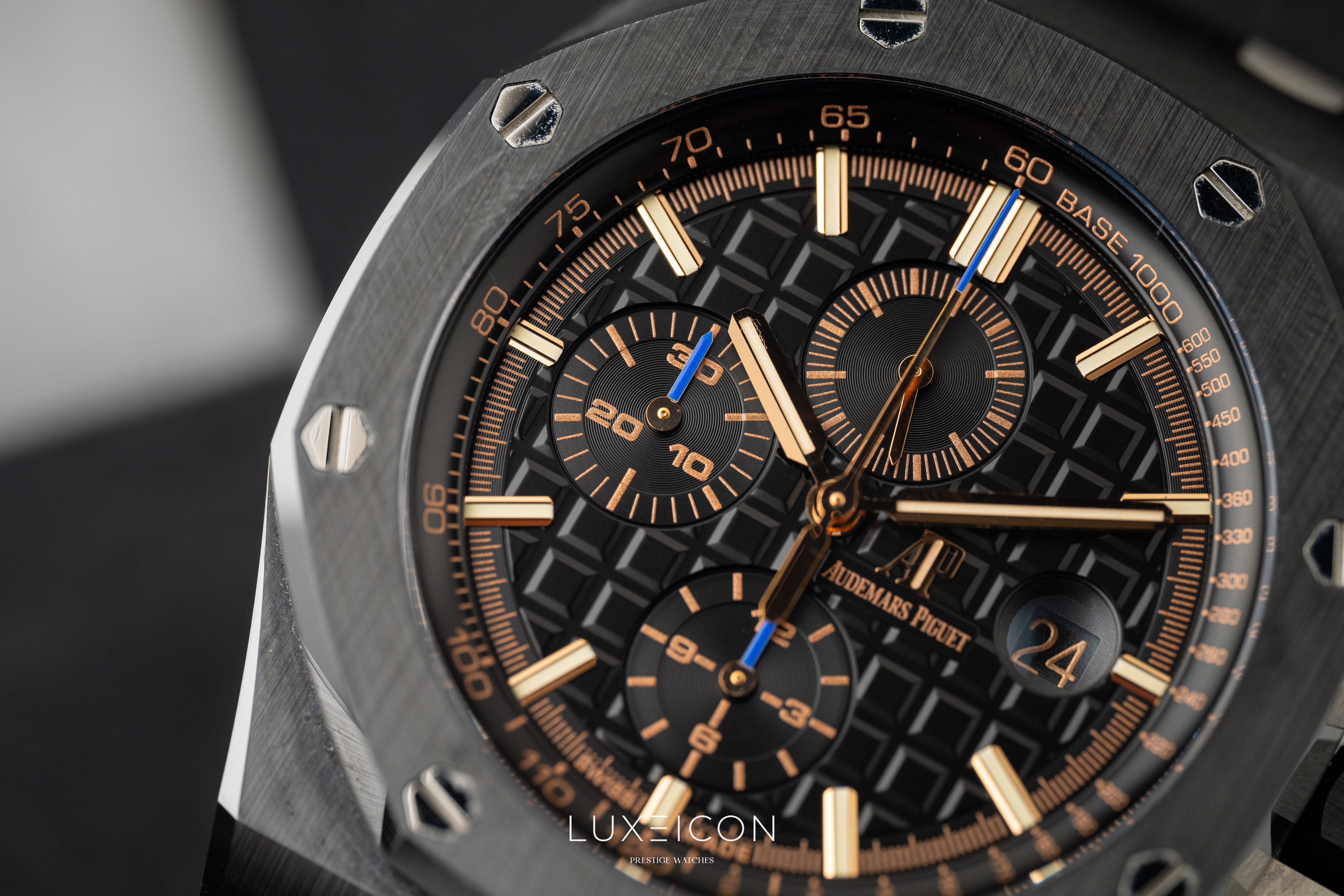 Audemars Piguet Royal Oak Offshore Chronograph Black Dial Ceramic Rubber 26405CE