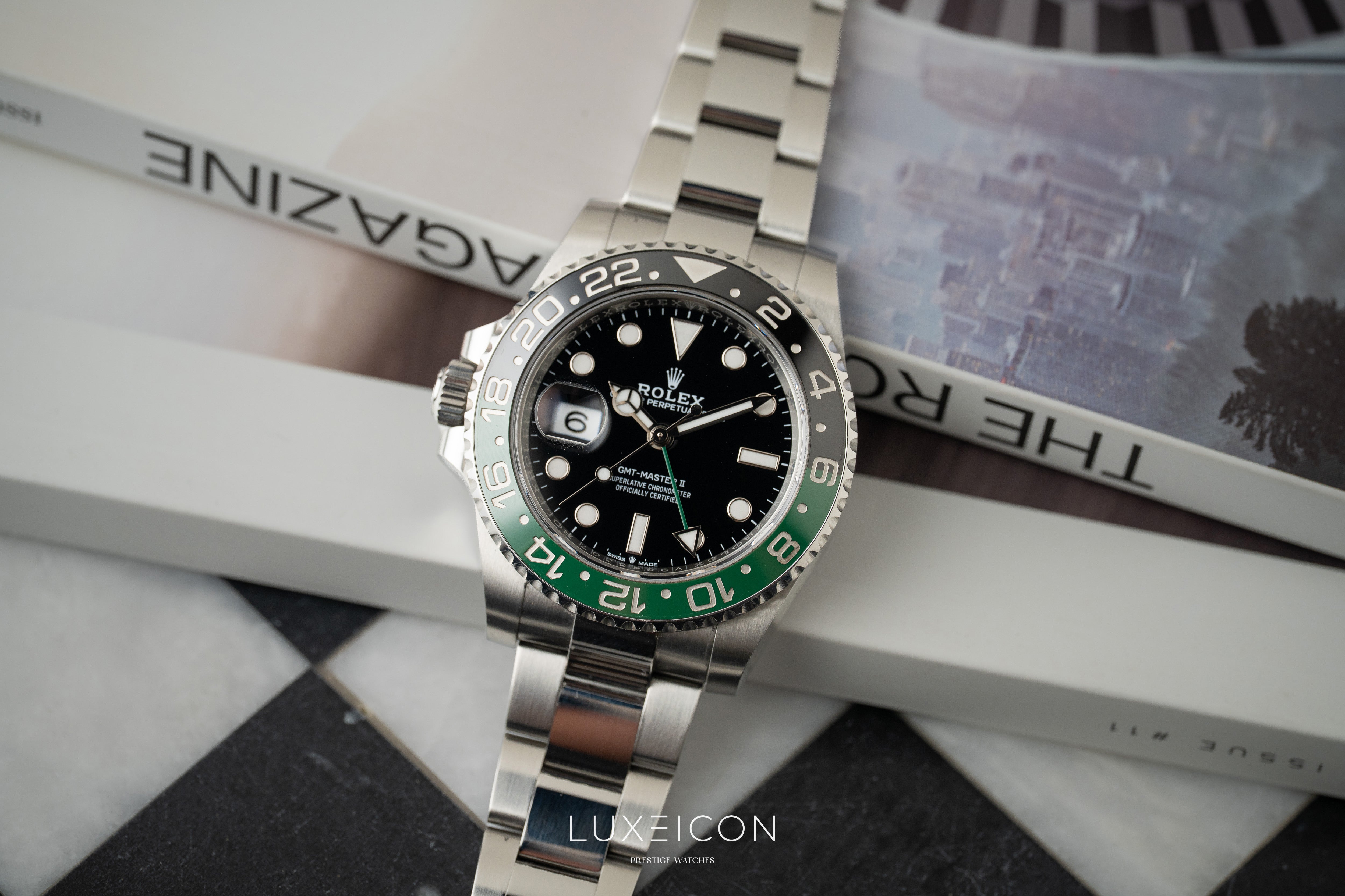 Rolex GMT-Master II Steel Sprite Lefty Oyster 126720VTNR 2023