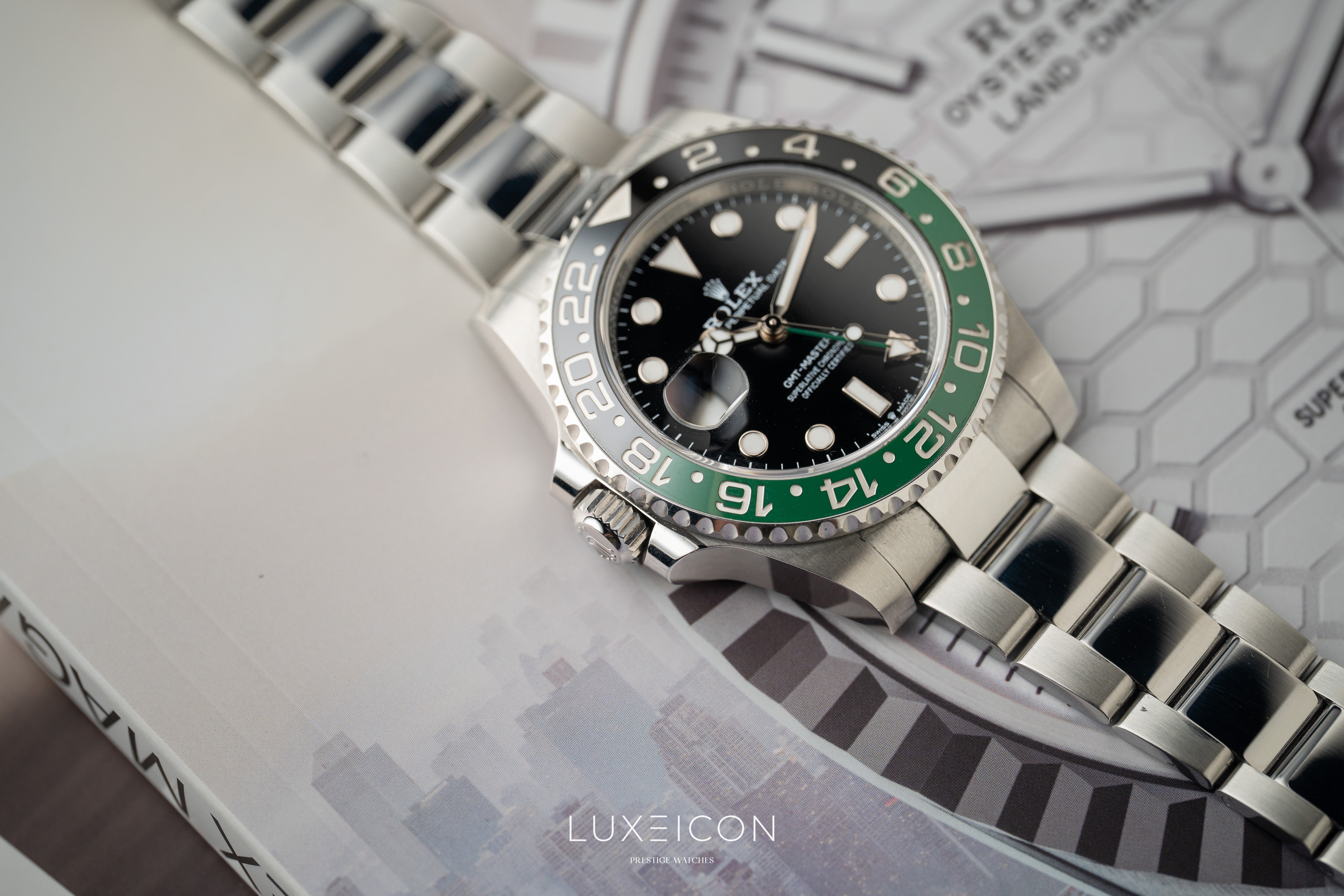 Rolex GMT-Master II Steel Sprite Lefty Oyster 126720VTNR 2023